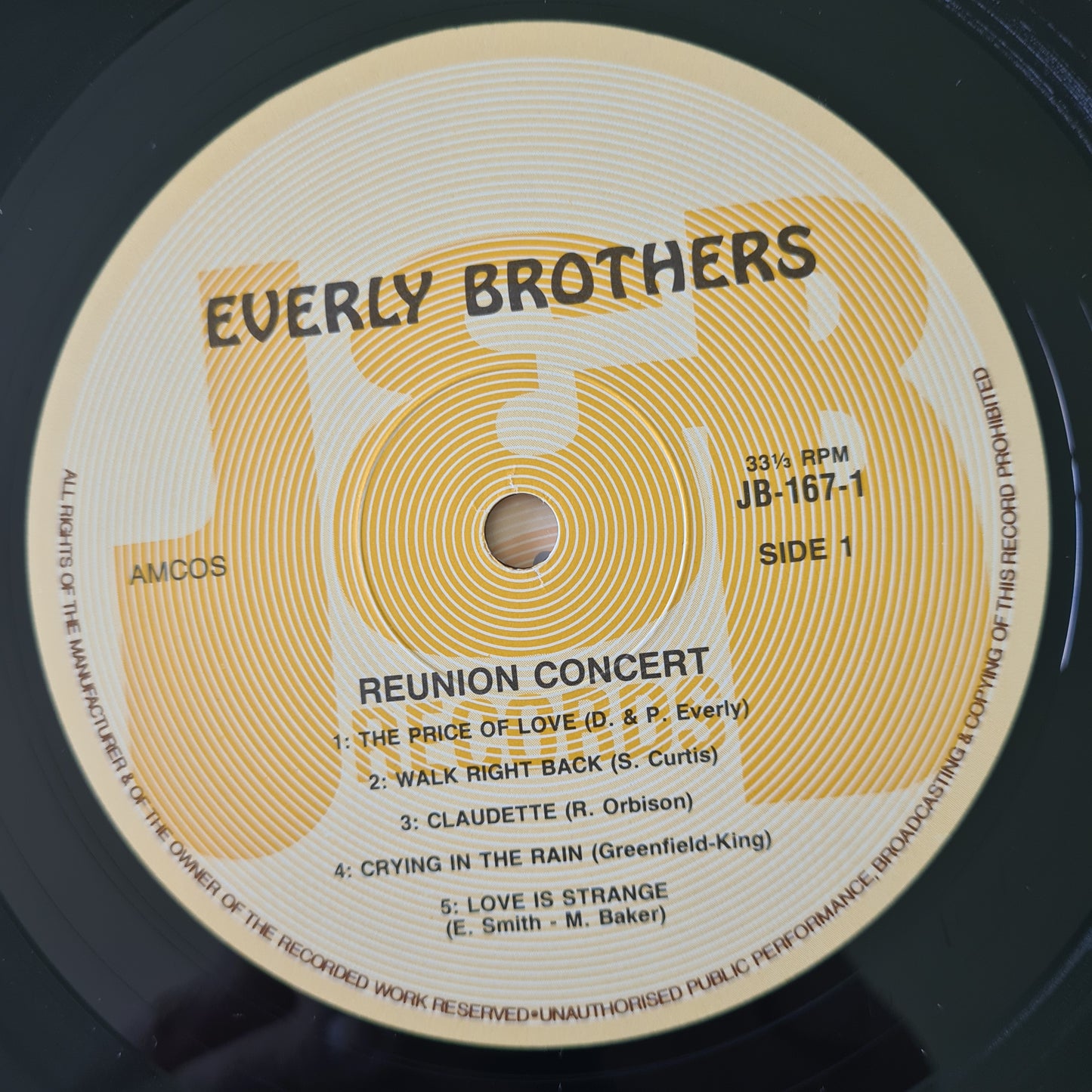 The Everly Brothers – Reunion Concert - 1983 - Vinyl Record 2LP - Sound Hound Records