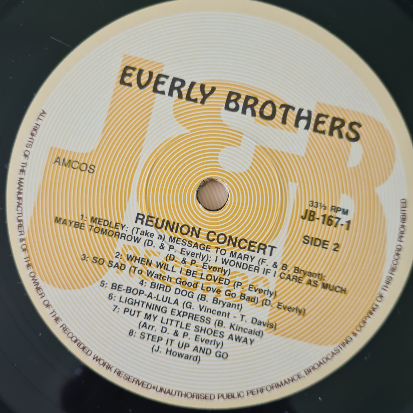 The Everly Brothers – Reunion Concert - 1983 - Vinyl Record 2LP - Sound Hound Records