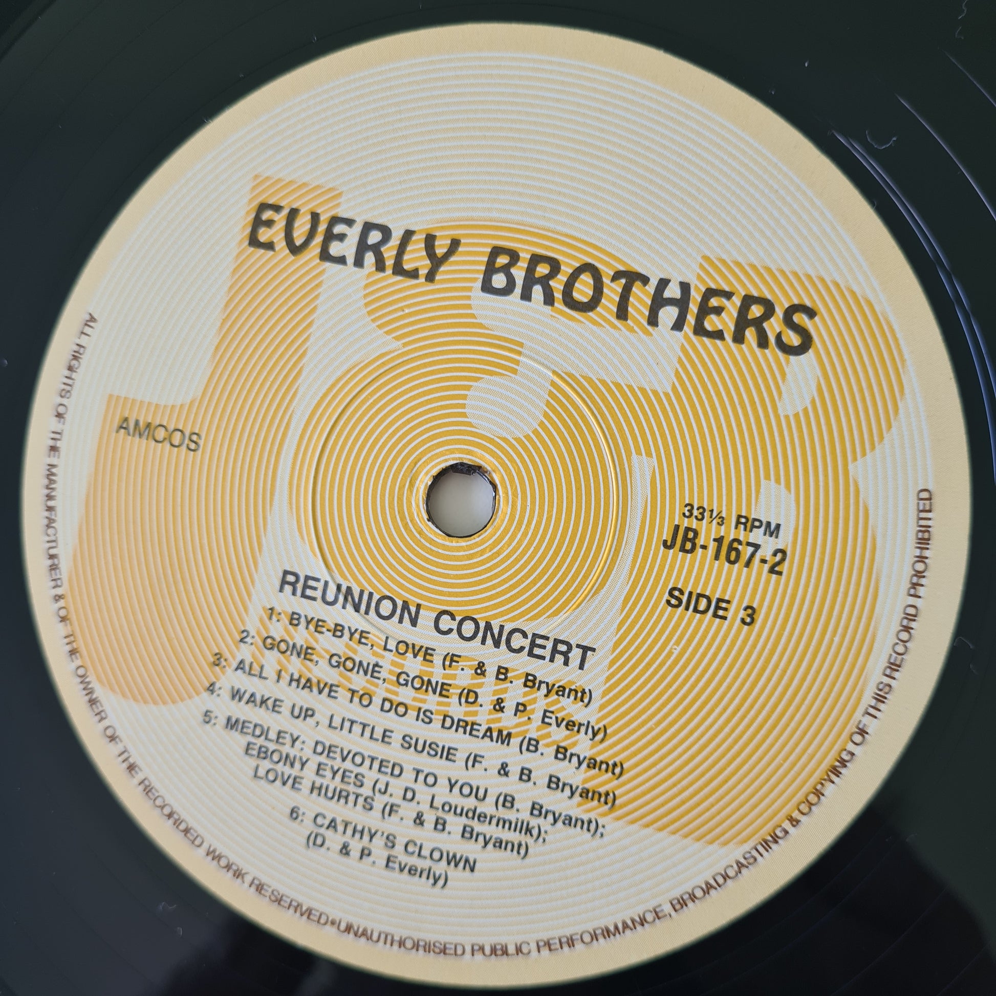 The Everly Brothers – Reunion Concert - 1983 - Vinyl Record 2LP - Sound Hound Records