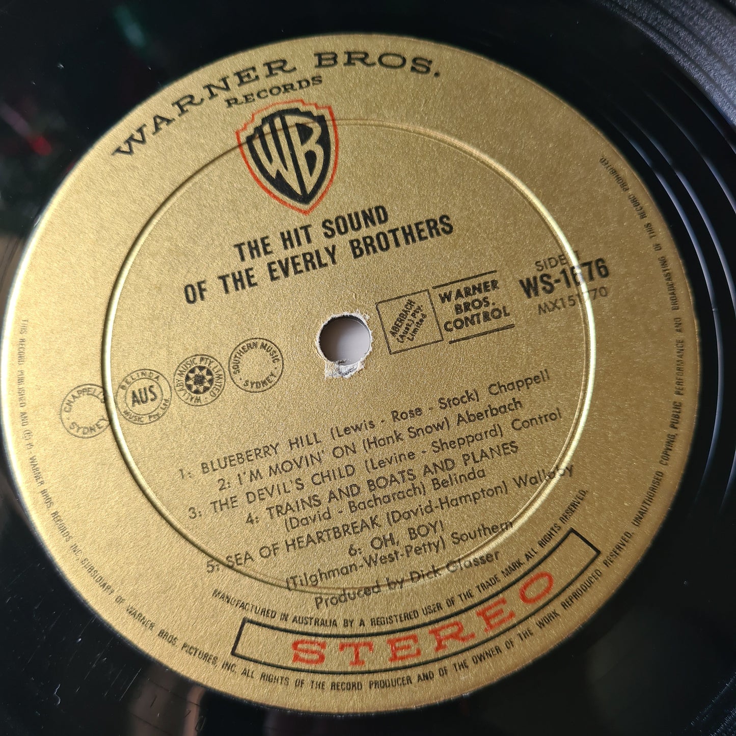 The Everly Brothers – The Hit Sound Of The Everly Brothers - 1967 - Vinyl Record LP - Sound Hound Records