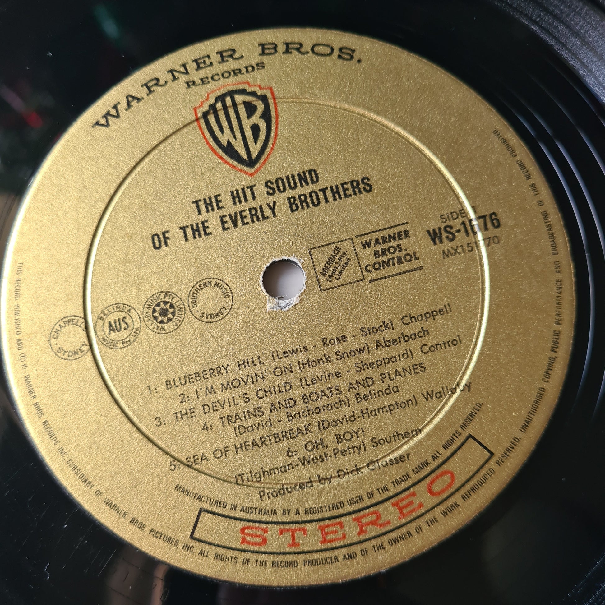 The Everly Brothers – The Hit Sound Of The Everly Brothers - 1967 - Vinyl Record LP - Sound Hound Records