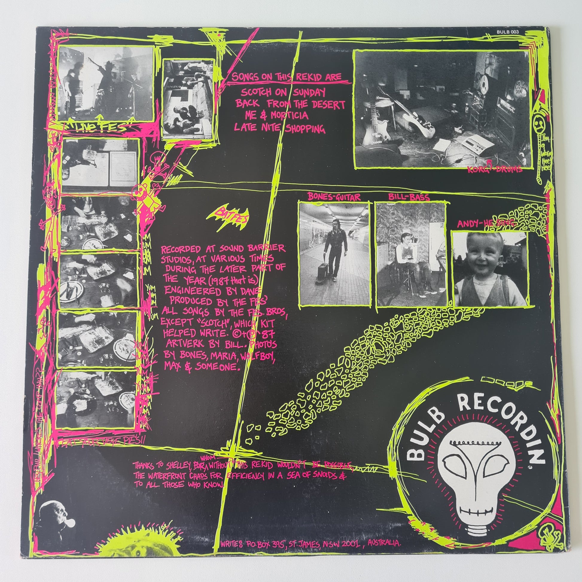 The Fester Brothers – Bumbling Funkster - 1987 - Vinyl Record LP - Sound Hound Records