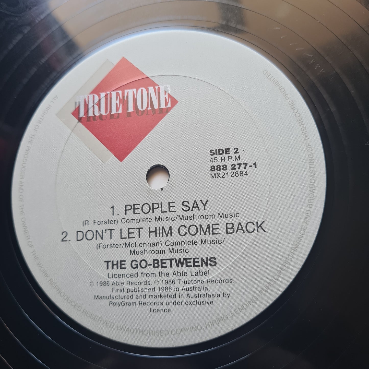 The Go-Betweens – The Able Label Singles - 1988 - Vinyl Record LP - Sound Hound Records