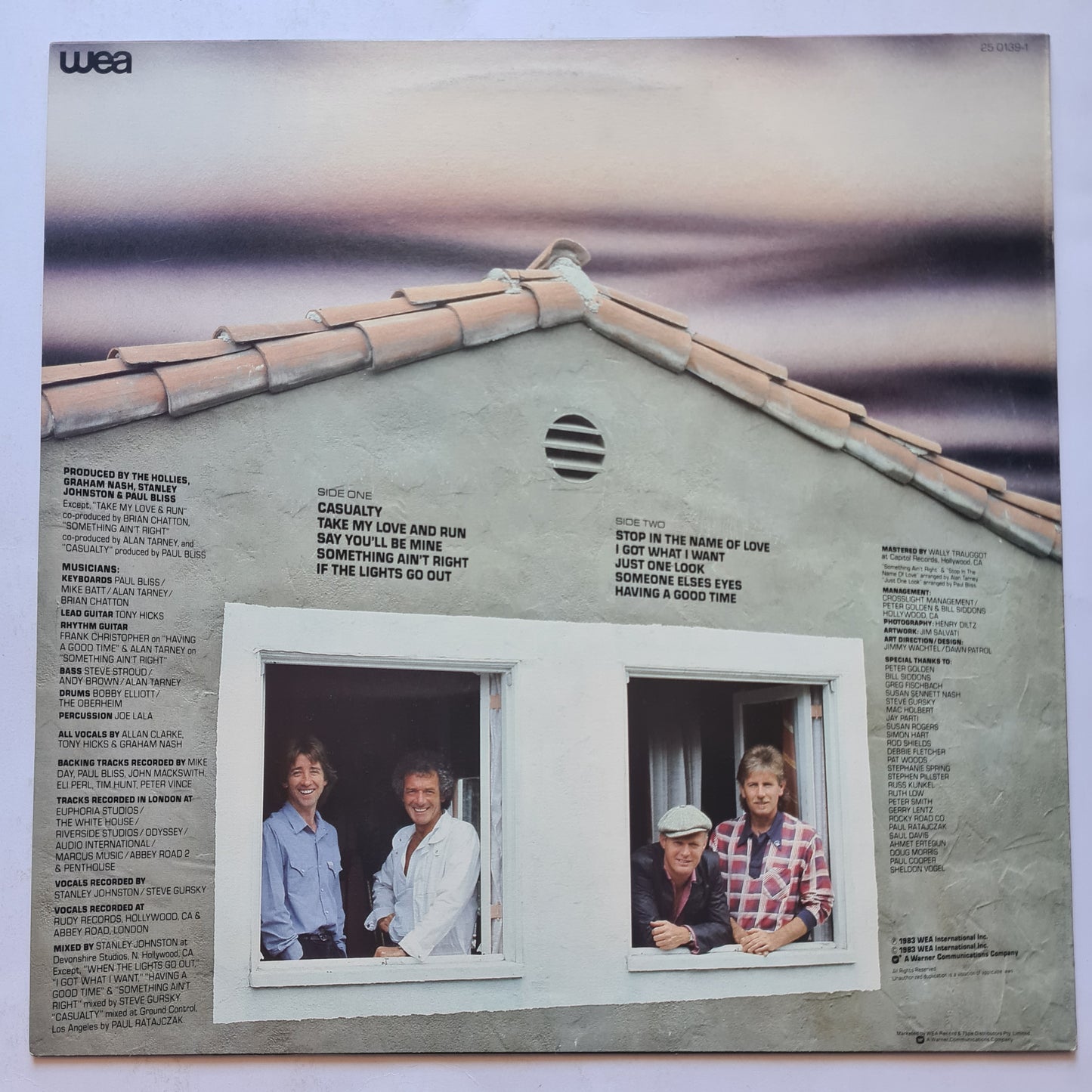 The Hollies – What Goes Around... - 1983 - Vinyl Record LP (near mint) - Sound Hound Records