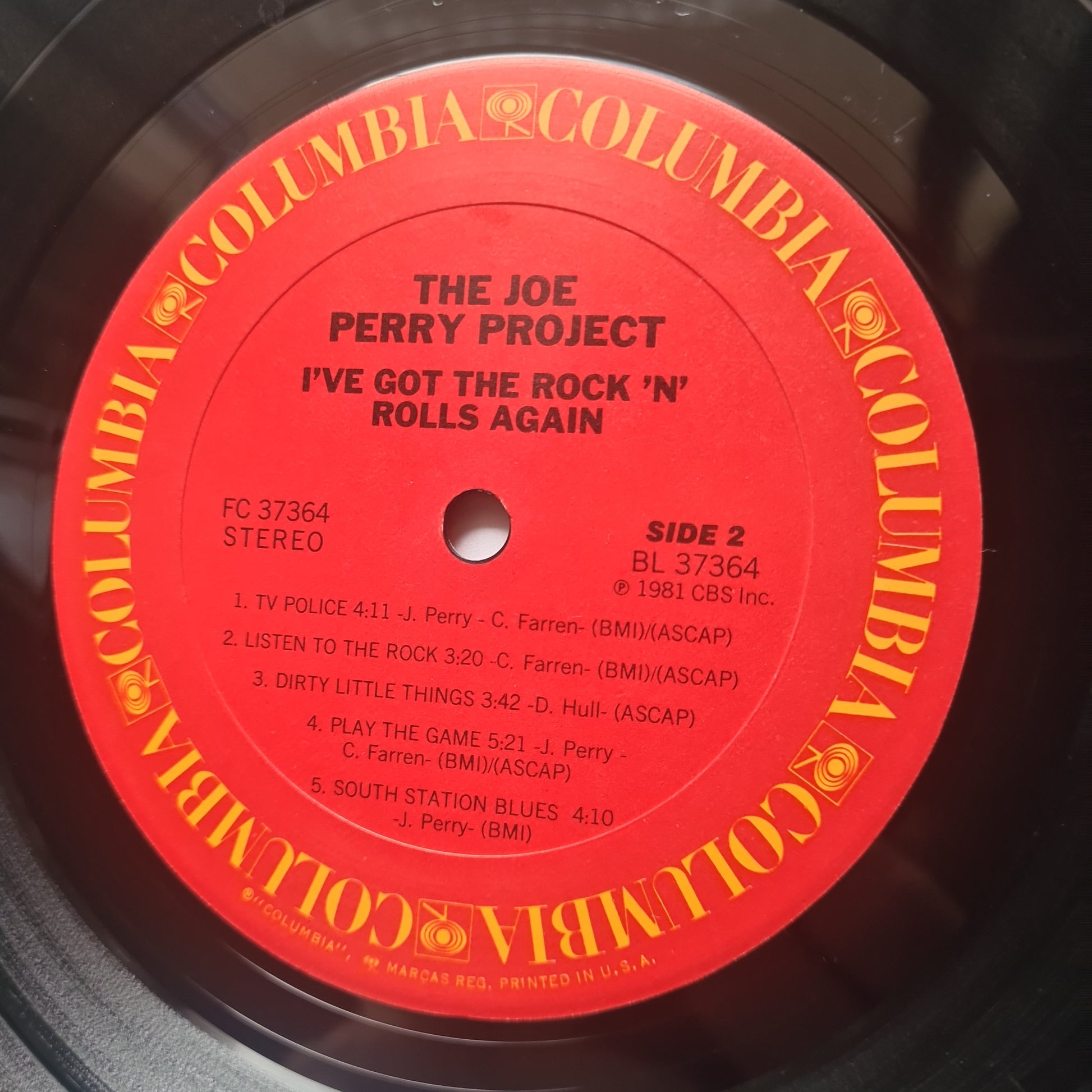 The Joe Perry Project (Aerosmith) – I've Got The Rock 'N' Rolls Again - 1981 - Vinyl Record LP - Sound Hound Records