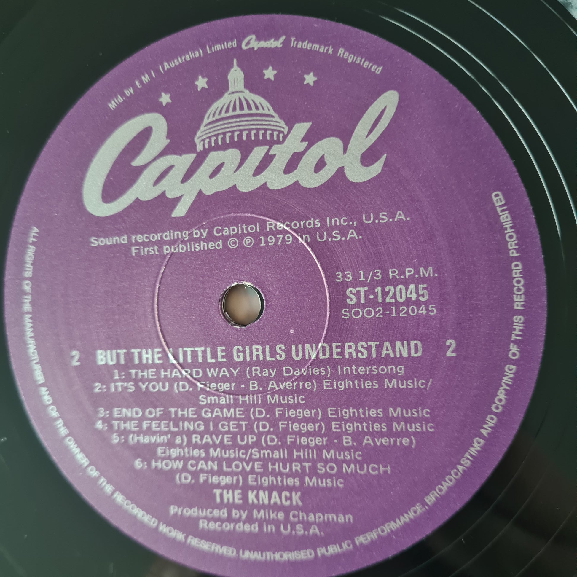 The Knack – ...But The Little Girls Understand - 1980 - Vinyl Record LP - Sound Hound Records