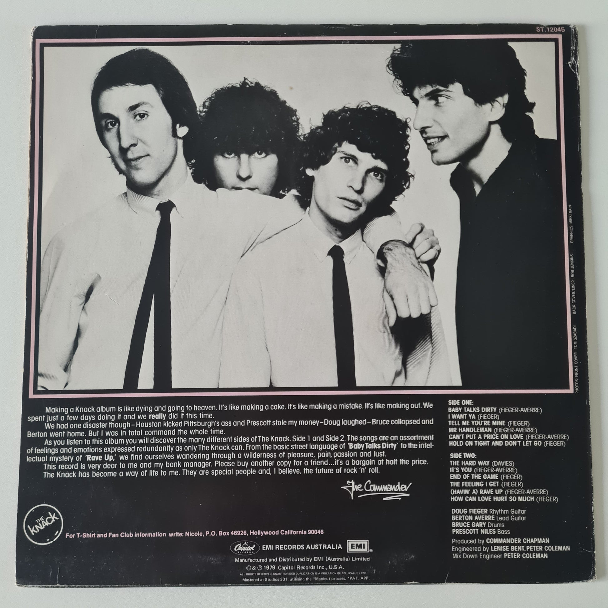 The Knack – ...But The Little Girls Understand - 1980 - Vinyl Record LP - Sound Hound Records