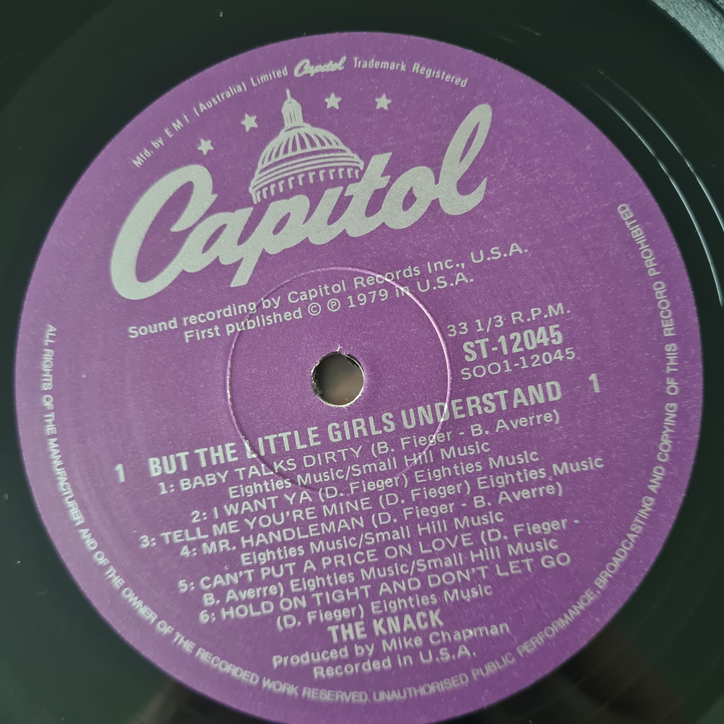 The Knack – ...But The Little Girls Understand - 1980 - Vinyl Record LP - Sound Hound Records
