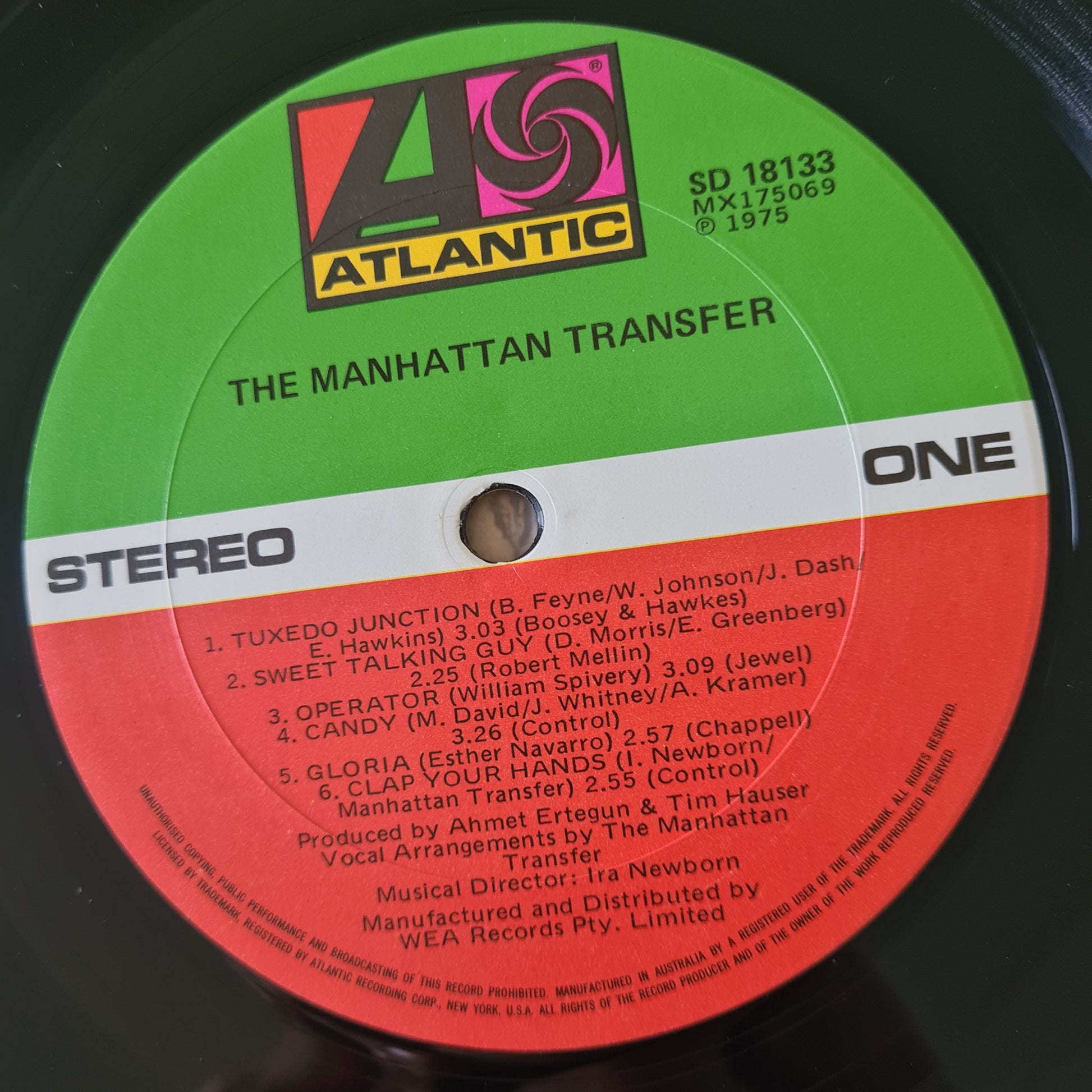 The Manhattan Transfer – The Manhattan Transfer - 1975 - Vinyl Record LP - Sound Hound Records