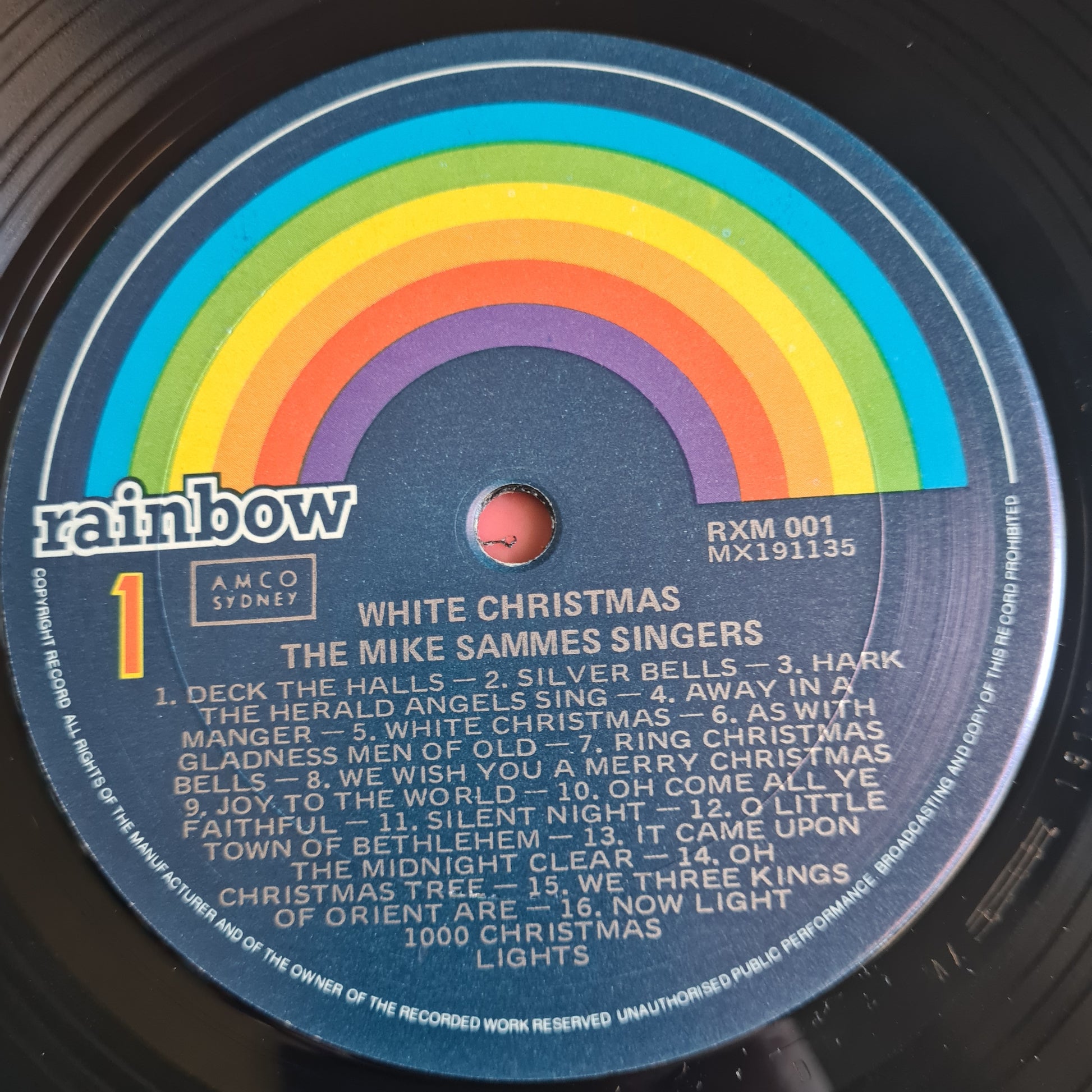The Mike Sammes Singers With Organ And Chimes – White Christmas - 1969 - Vinyl Record LP - Sound Hound Records