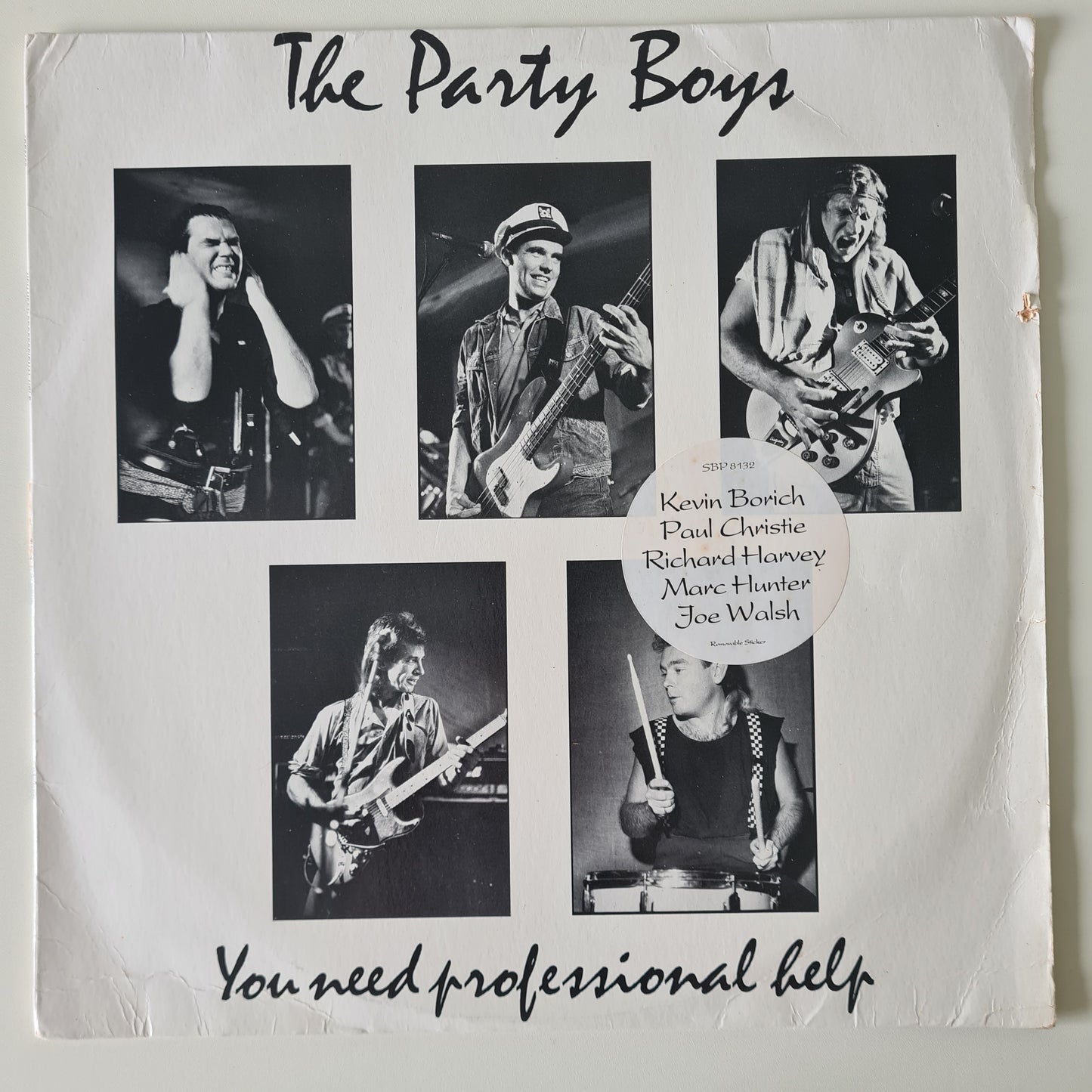 The Party Boys – You Need Professional Help - 1985 - Vinyl Record LP - Sound Hound Records