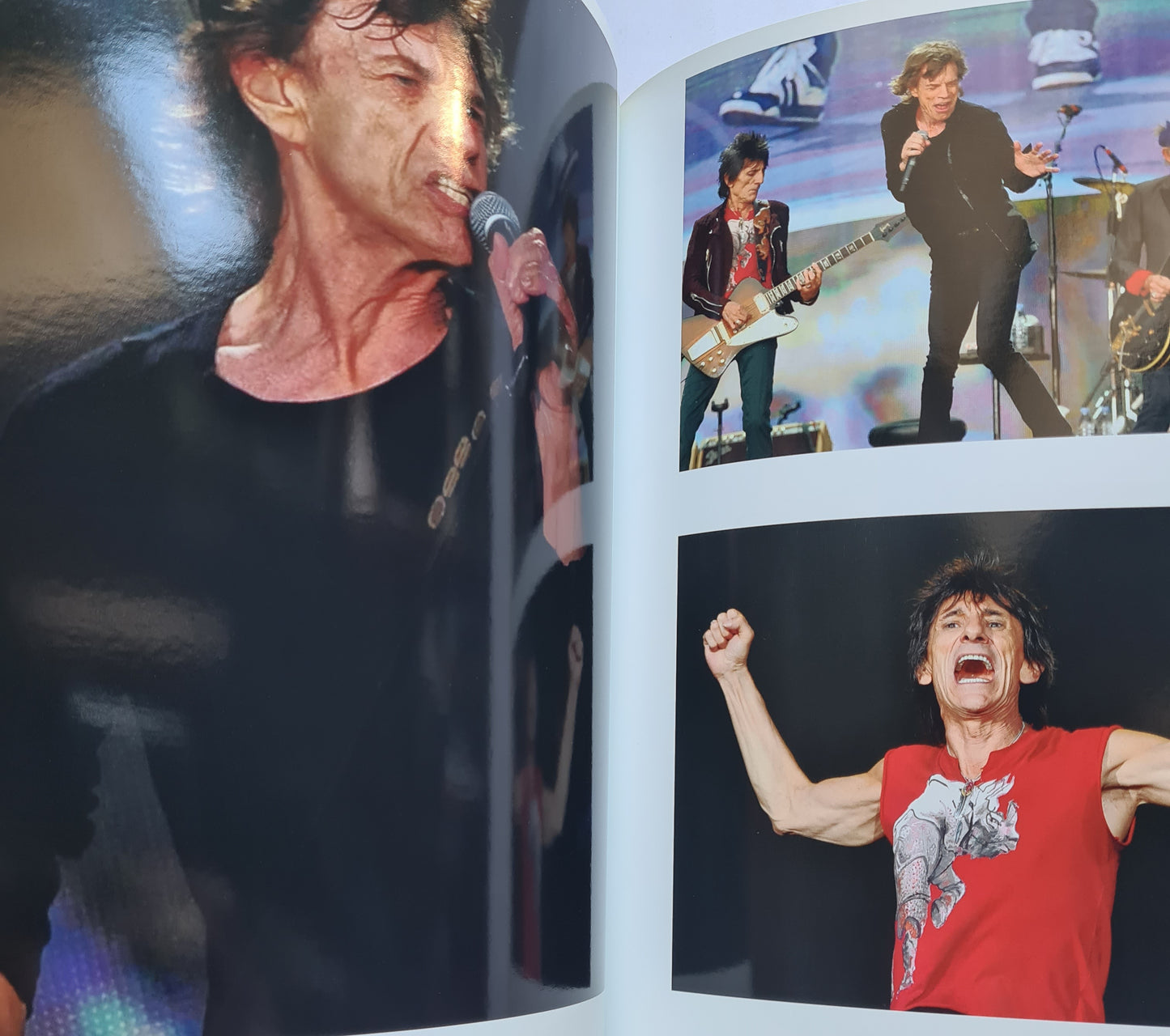 The Rolling Stones - 14 ON FIRE - 2014 Hardback TOUR BOOK- PROGRAM- Glossy Pages - Sound Hound Records