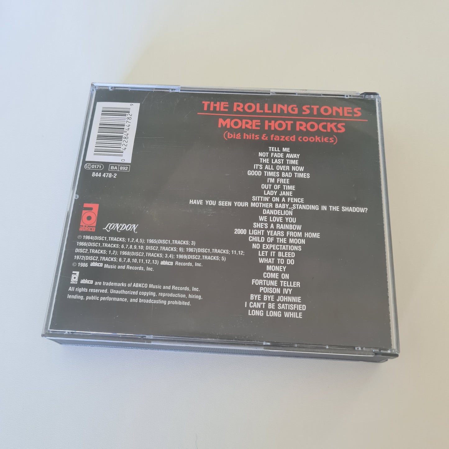 The Rolling Stones - More Hot Rocks (Big Hits & Fazed Cookies) - 1986 - 2CD - Compact Disc - Sound Hound Records