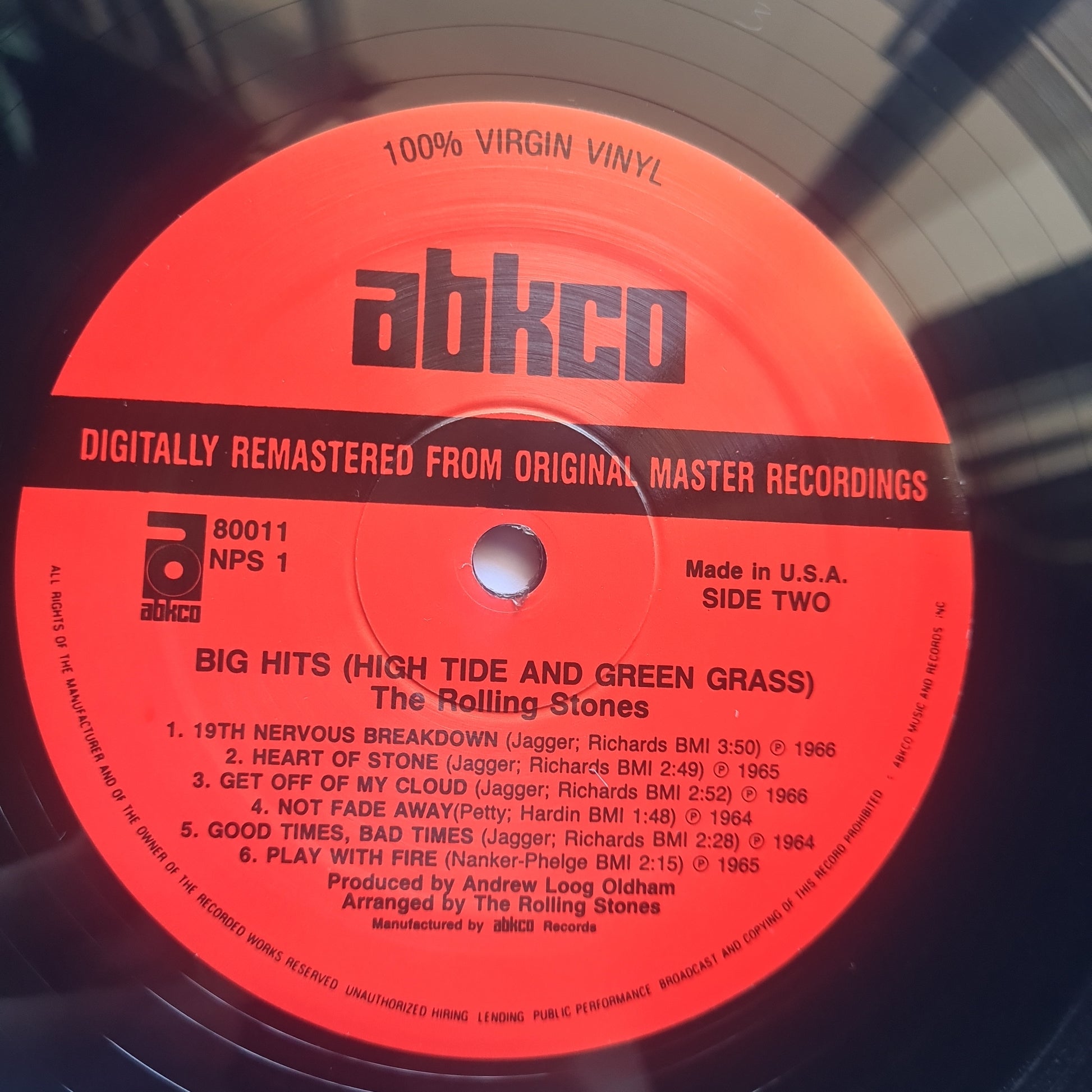 The Rolling Stones – Big Hits (High Tide And Green Grass) - 1966 (1986 USA Gatefold Pressing) - Vinyl Record LP - Sound Hound Records