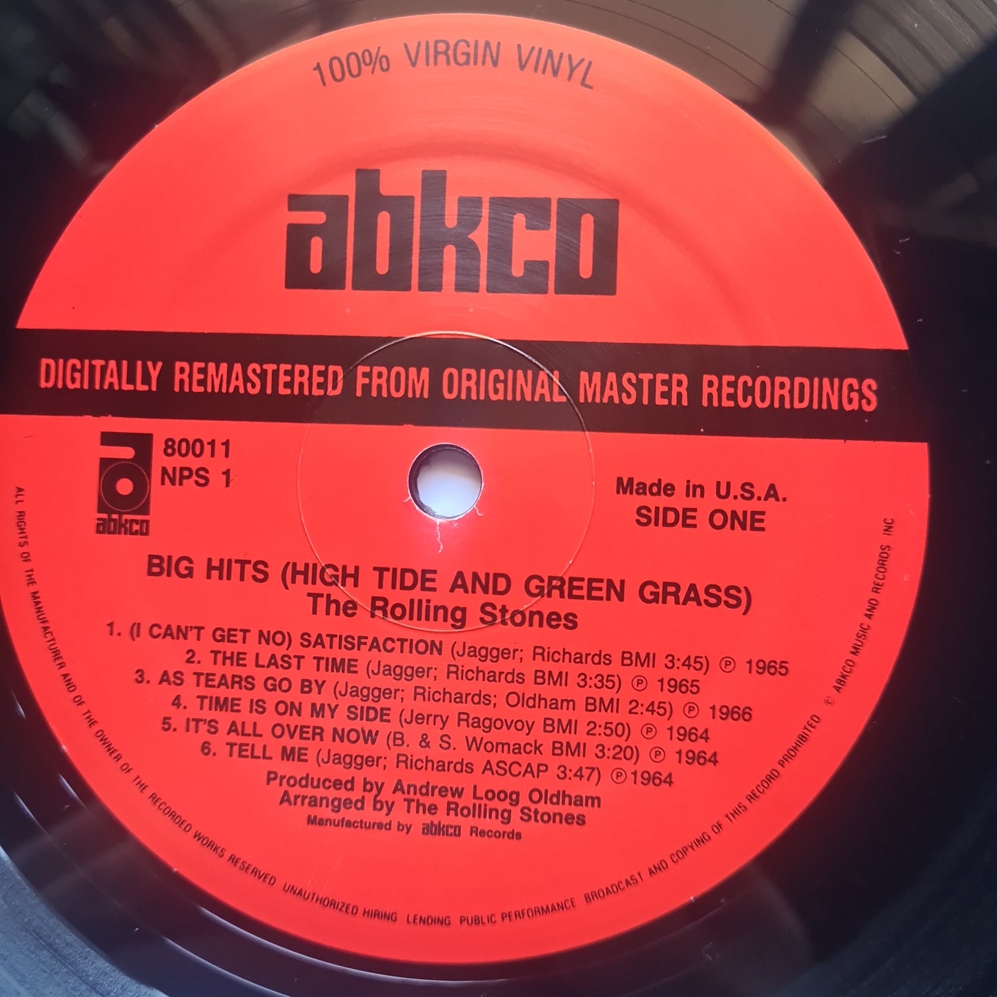 The Rolling Stones – Big Hits (High Tide And Green Grass) - 1966 (1986 USA Gatefold Pressing) - Vinyl Record LP - Sound Hound Records