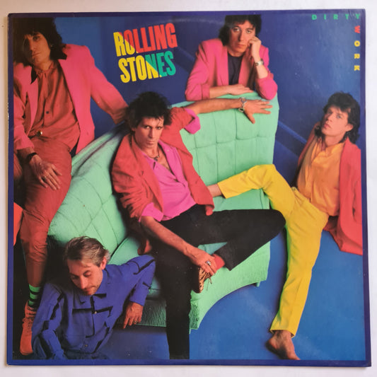 The Rolling Stones – Dirty Work - 1986 - Vinyl Record LP - Sound Hound Records