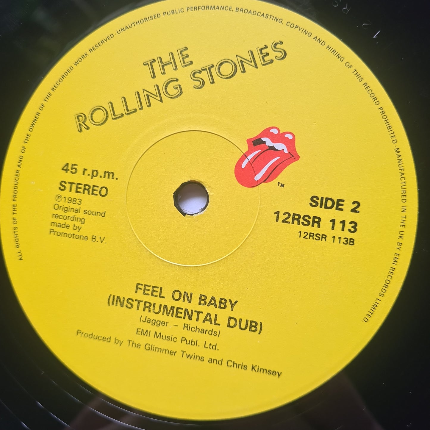 The Rolling Stones – Undercover Of The Night (Extended Cheeky Mix) - 1983 - Vinyl Record (12inch single) - Sound Hound Records