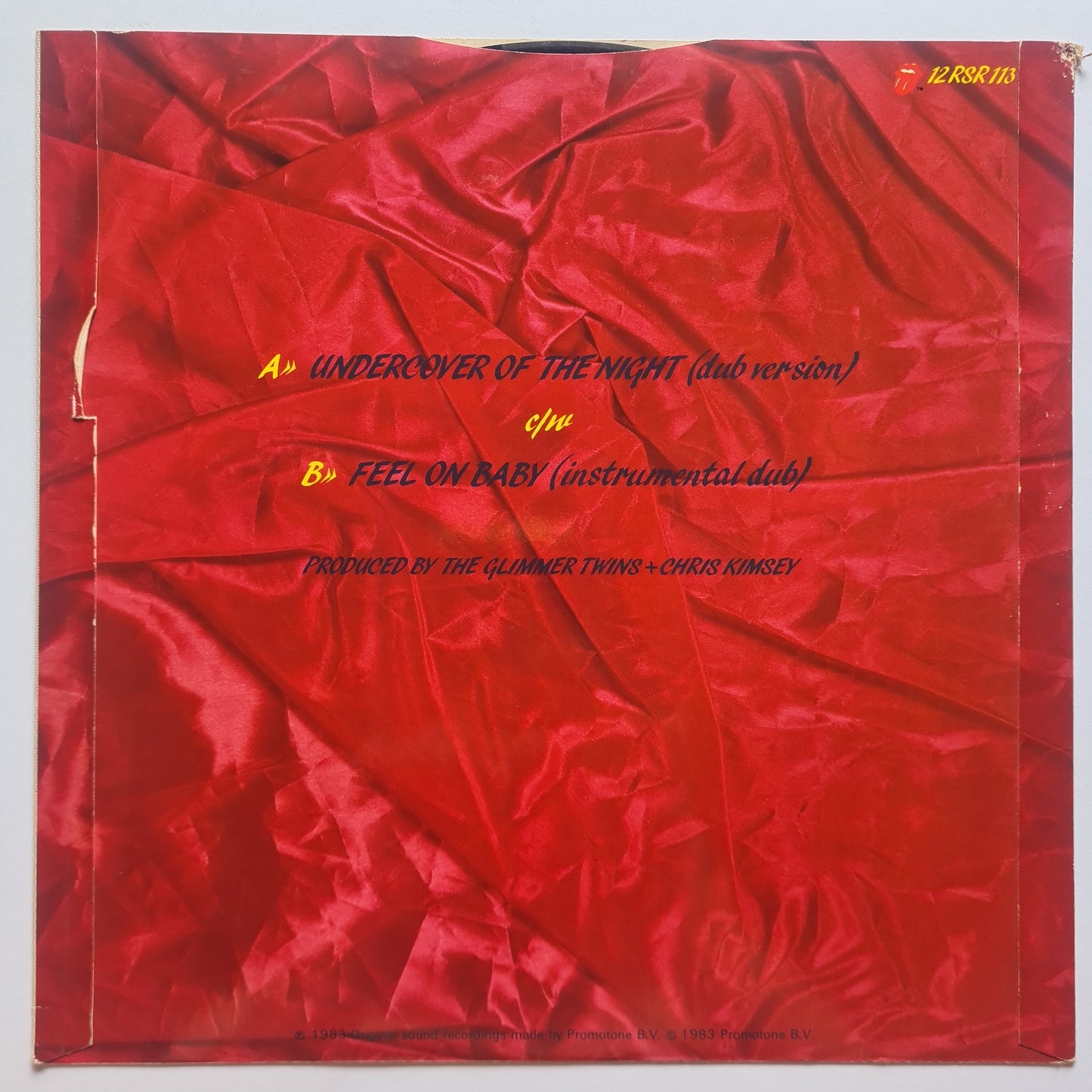 The Rolling Stones – Undercover Of The Night (Extended Cheeky Mix) - 1983 - Vinyl Record (12inch single) - Sound Hound Records