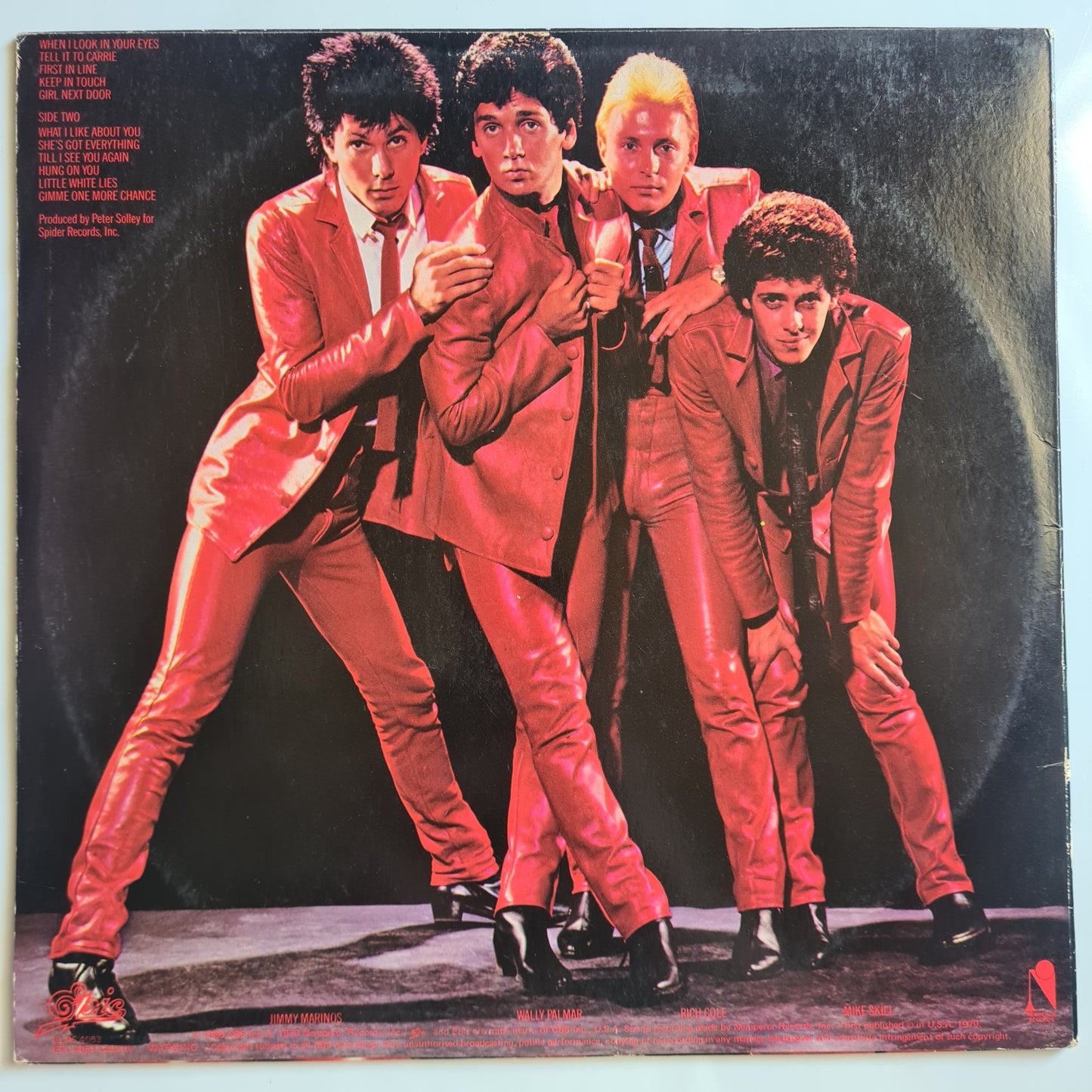 The Romantics – The Romantics - 1980 - Vinyl Record LP - Sound Hound Records
