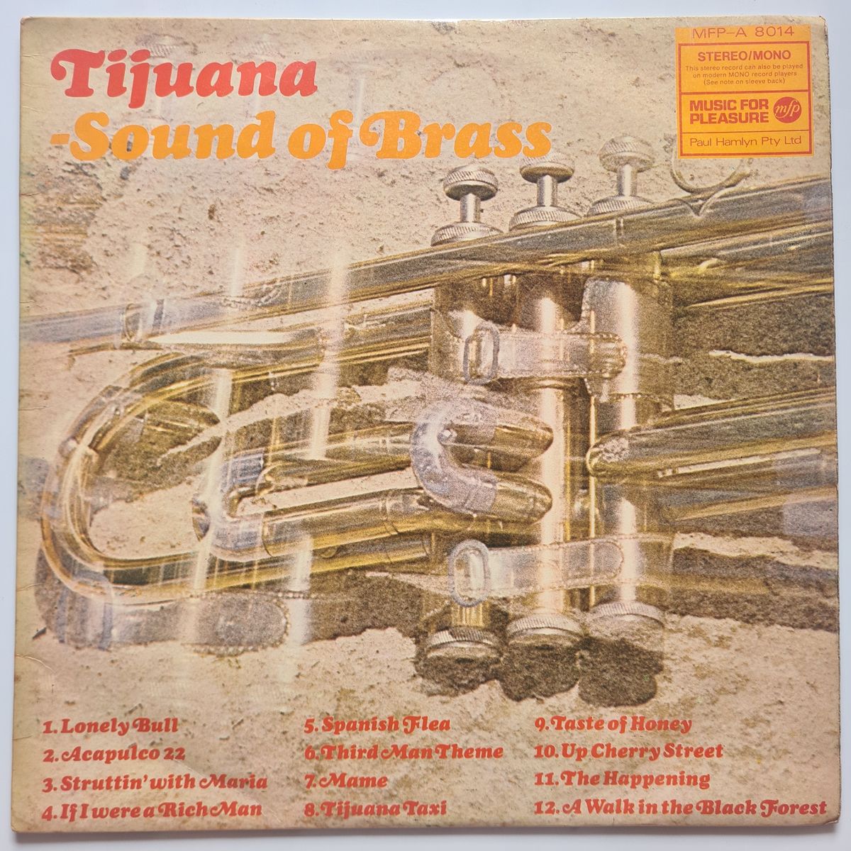 The Torero Band – Tijuana: Sound Of Brass - 1968 - Vinyl Record LP