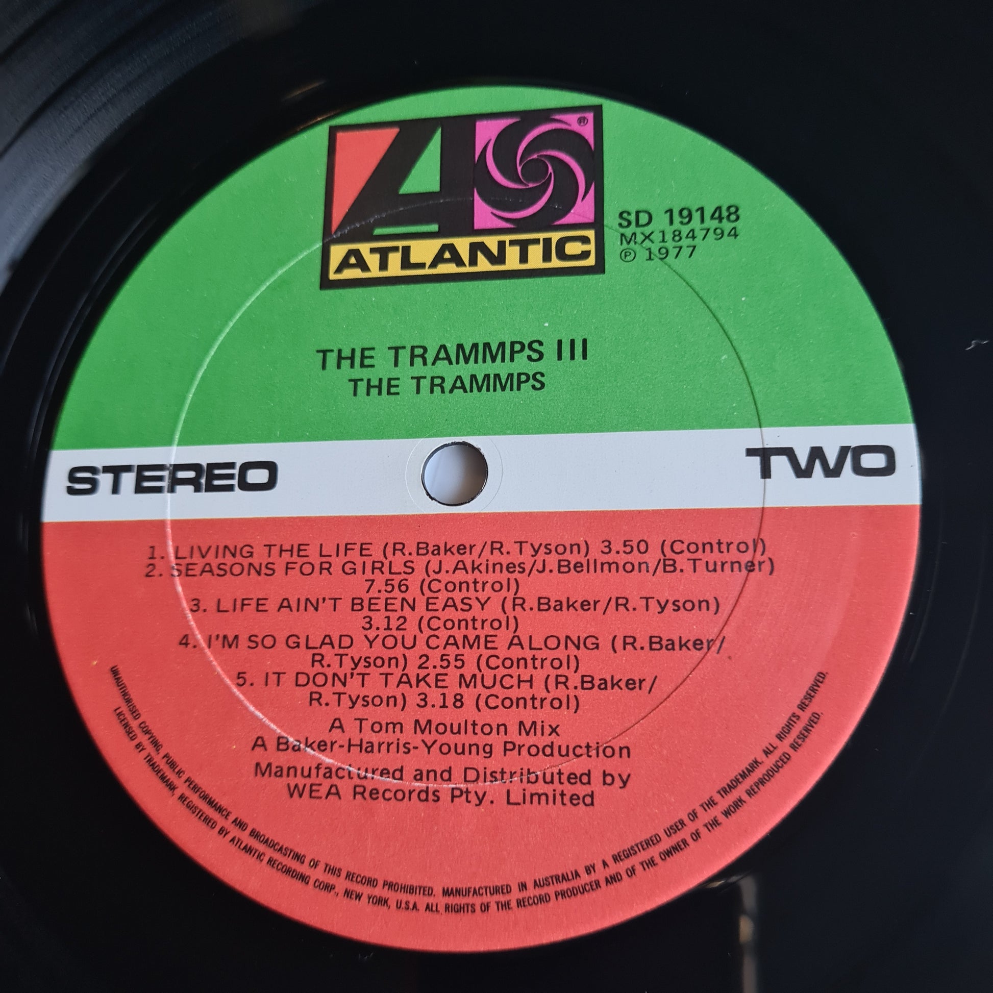 The Trammps – The Trammps III - 1977 - Vinyl Record LP - Sound Hound Records