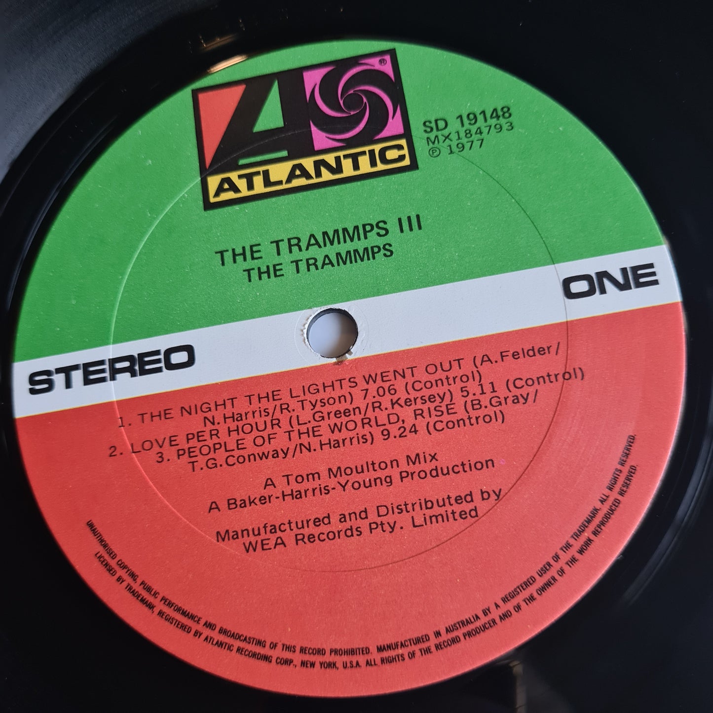 The Trammps – The Trammps III - 1977 - Vinyl Record LP - Sound Hound Records