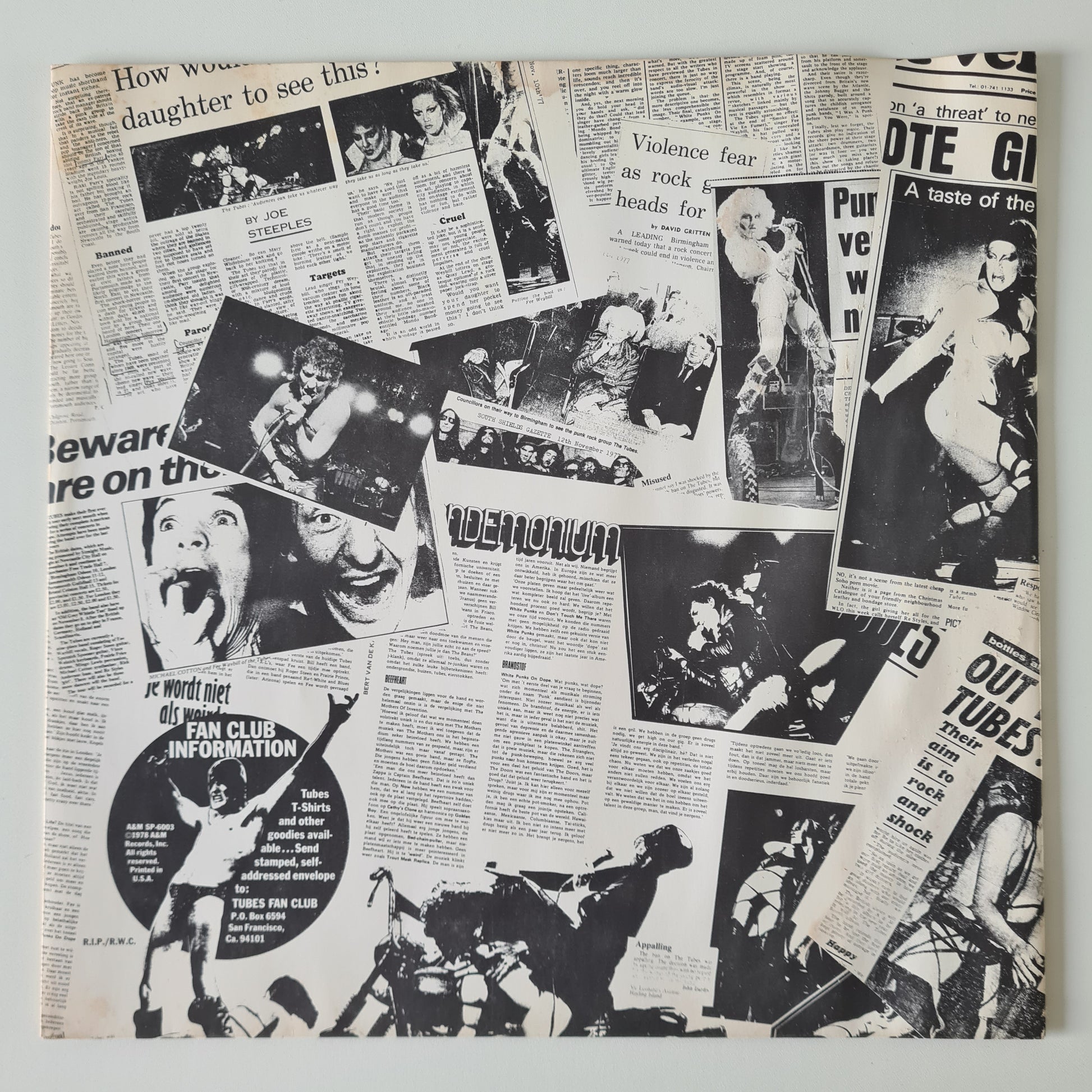 The Tubes – What Do You Want From Live - 1978 - Vinyl Record 2LP - Sound Hound Records