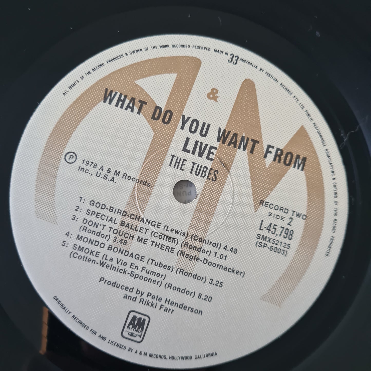 The Tubes – What Do You Want From Live - 1978 - Vinyl Record 2LP - Sound Hound Records
