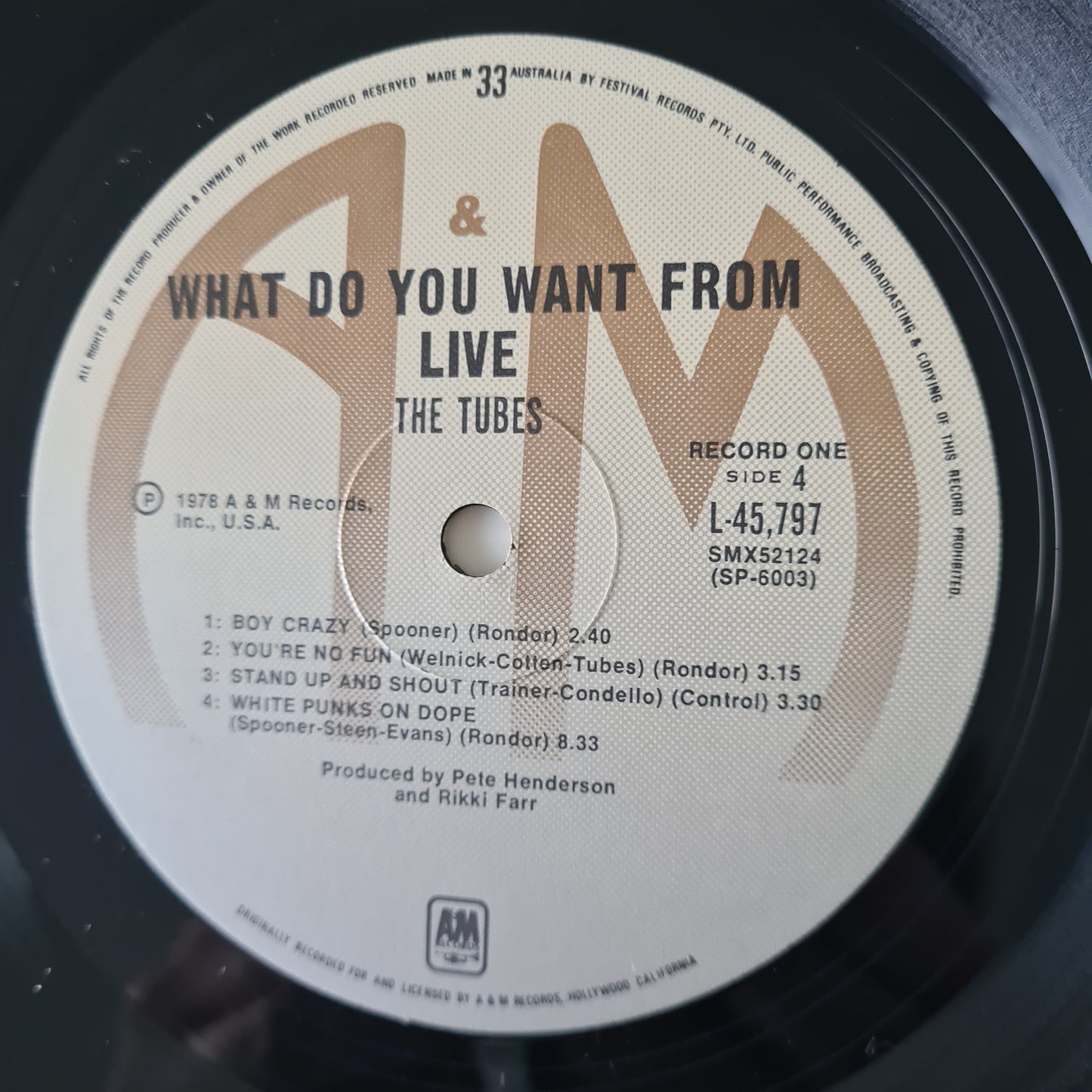 The Tubes – What Do You Want From Live - 1978 - Vinyl Record 2LP - Sound Hound Records