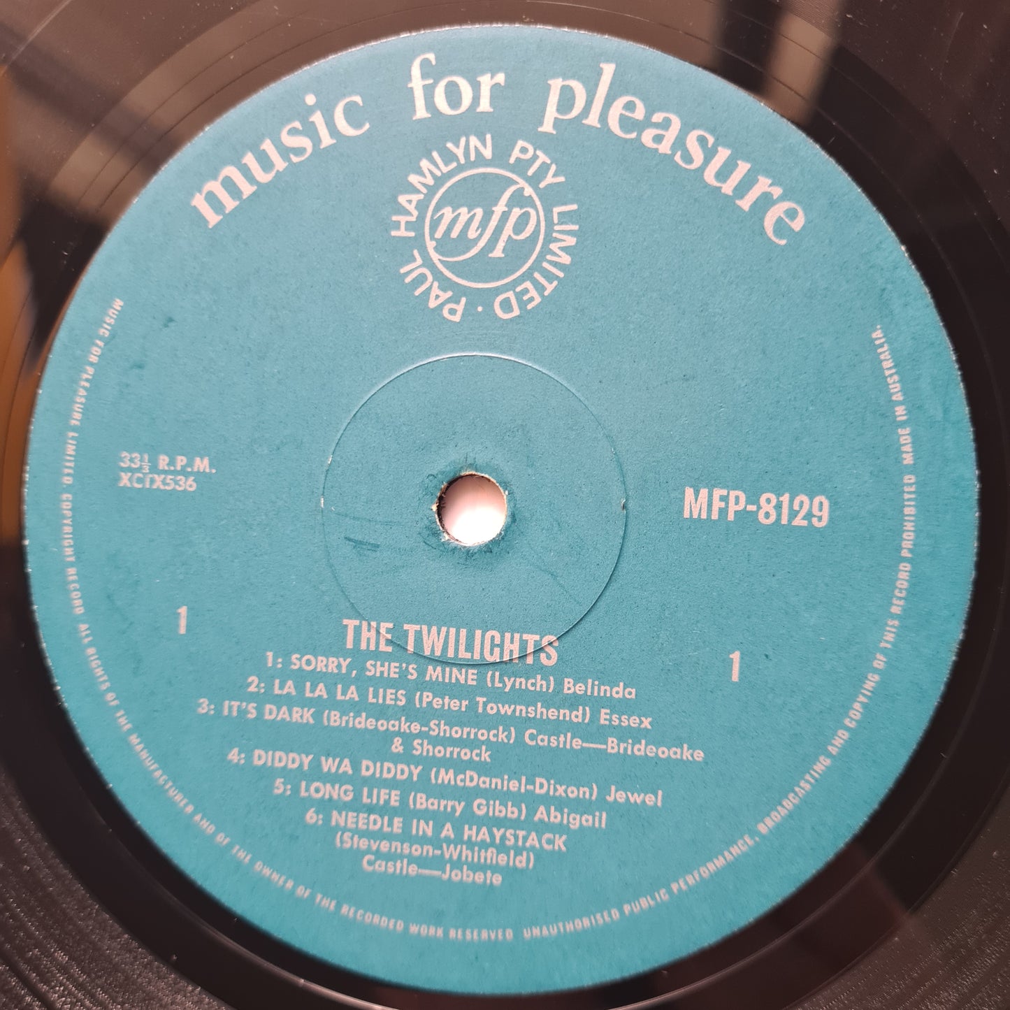 The Twilights (Glenn Shorrock) – The Twilights - 1966 (1969 pressing) - Vinyl Record LP - Sound Hound Records