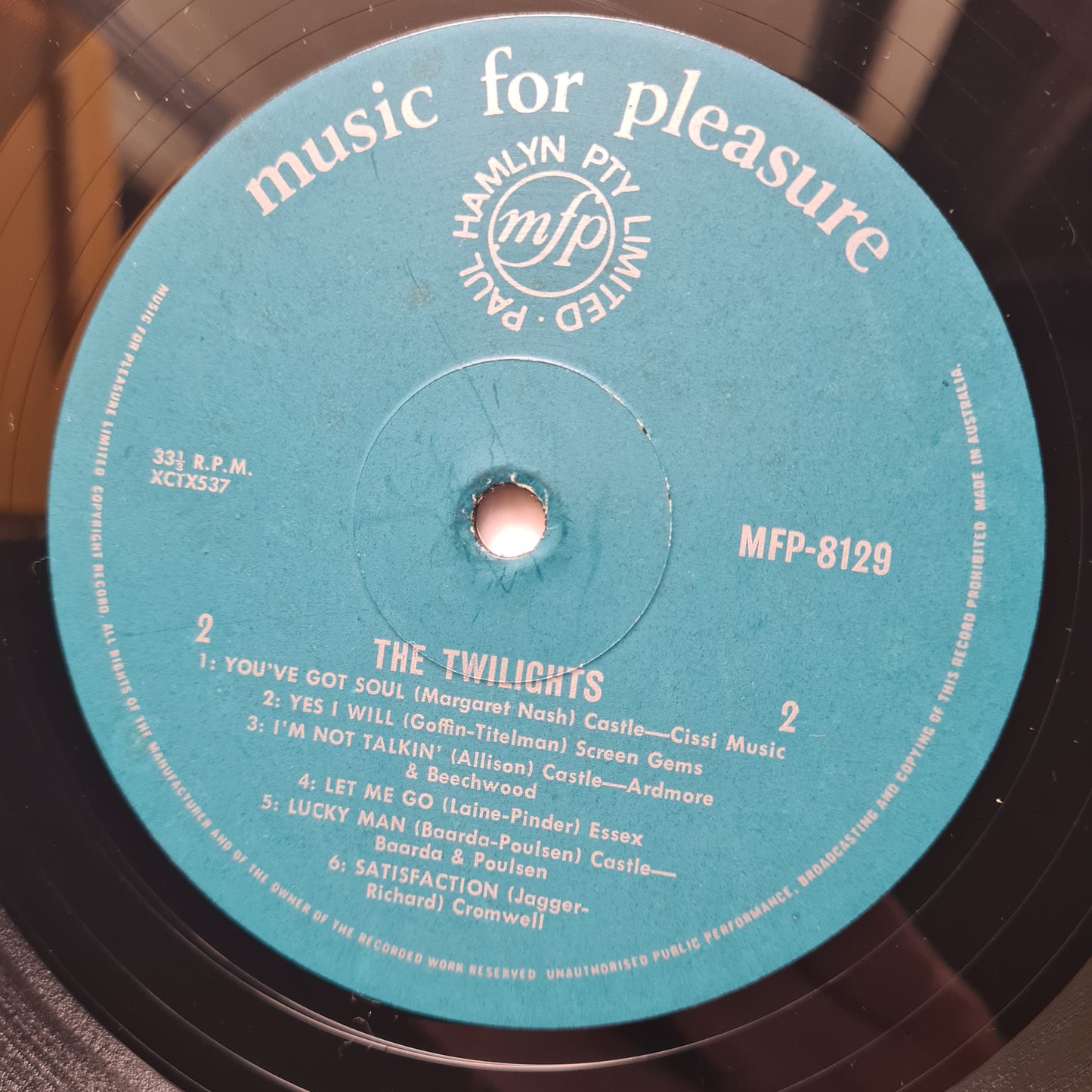 The Twilights (Glenn Shorrock) – The Twilights - 1966 (1969 pressing) - Vinyl Record LP - Sound Hound Records