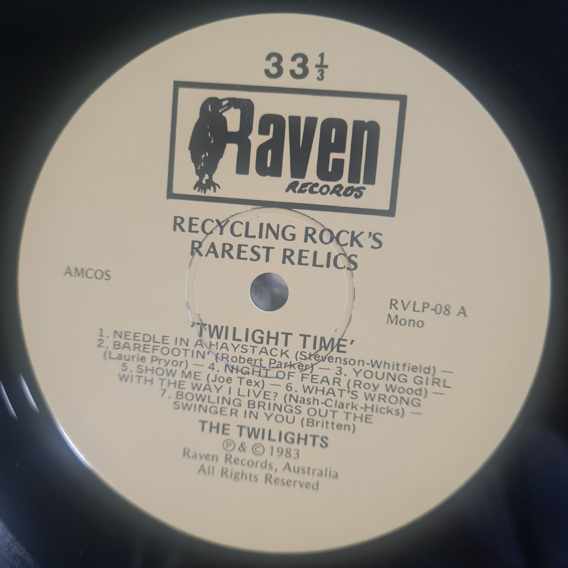 The Twilights (Glenn Shorrock) – Twilight Time: In Concert, Melbourne 66-67 - 1982 - Vinyl Record LP - Sound Hound Records