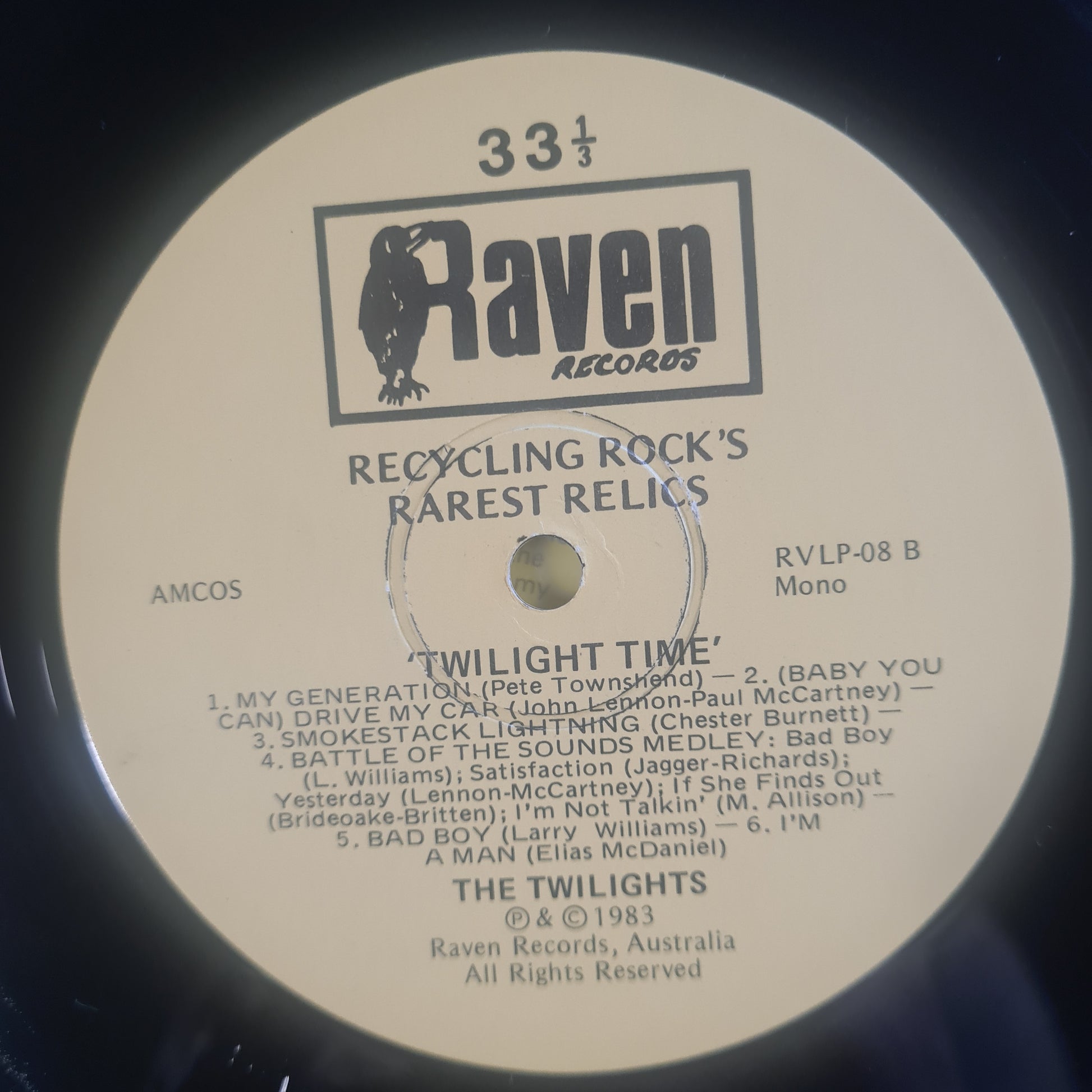 The Twilights (Glenn Shorrock) – Twilight Time: In Concert, Melbourne 66-67 - 1982 - Vinyl Record LP - Sound Hound Records