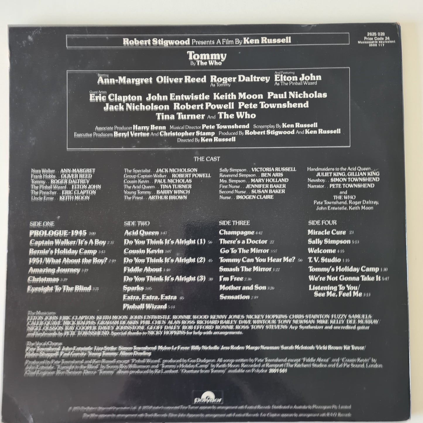 The Who, Elton John & Other Artists – Tommy: The Movie - 1975 - Vinyl Record 2LP - Sound Hound Records