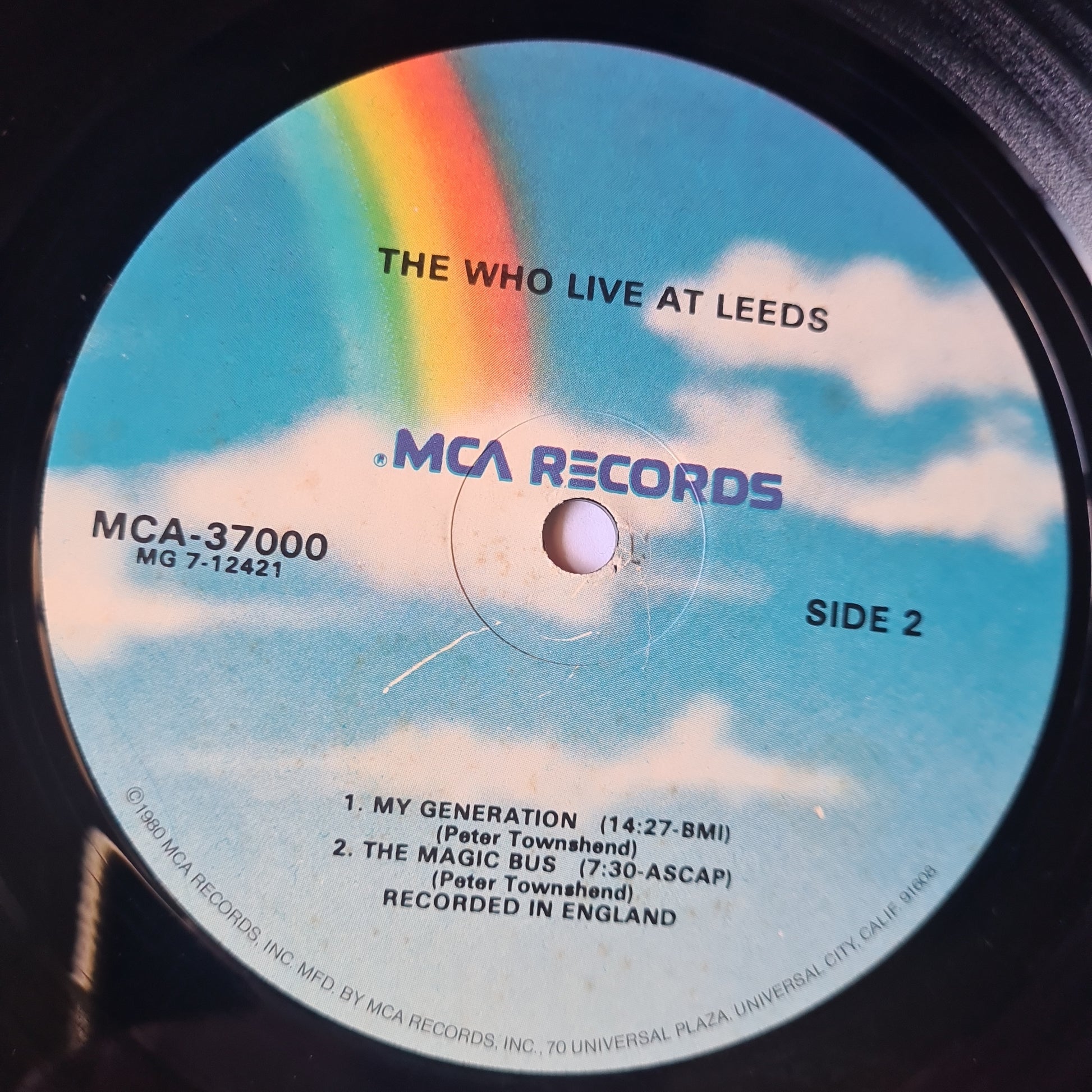 The Who – Live At Leeds - 1970 (1980 USA Pressing) - Vinyl Record LP - Sound Hound Records