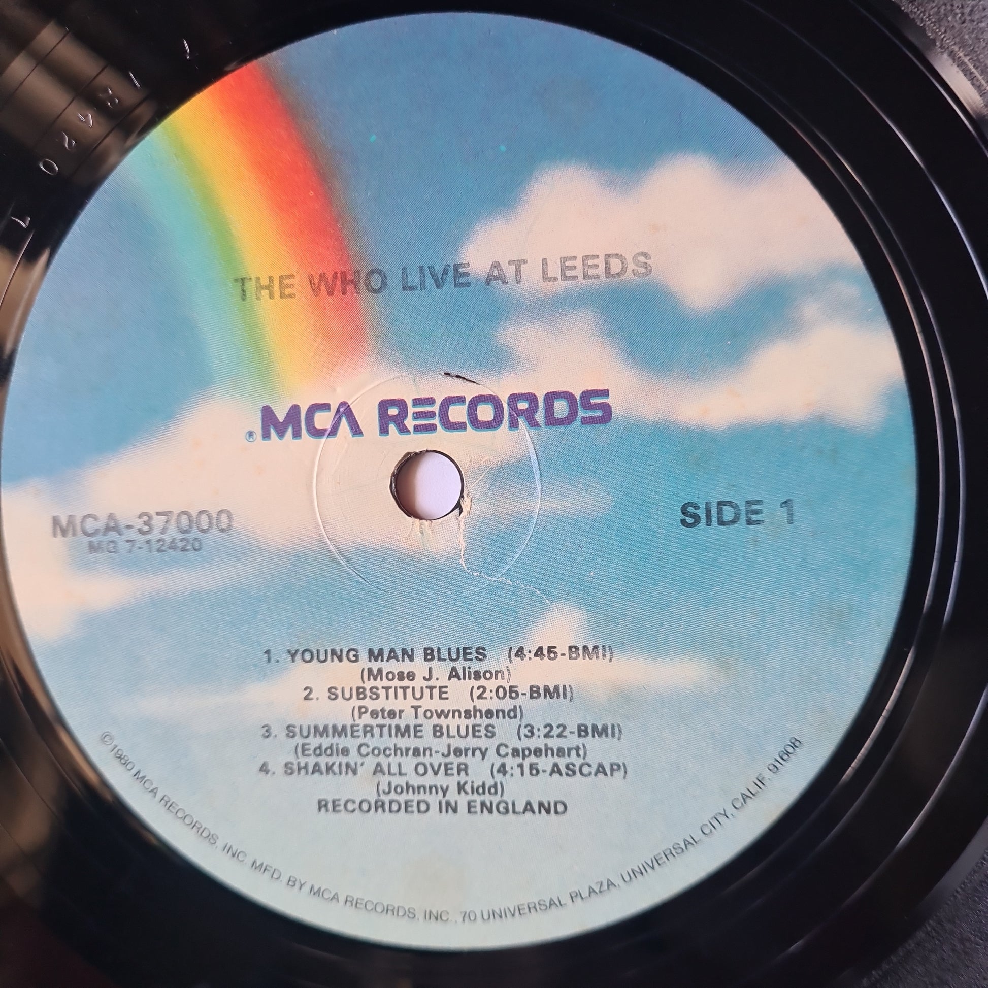 The Who – Live At Leeds - 1970 (1980 USA Pressing) - Vinyl Record LP - Sound Hound Records