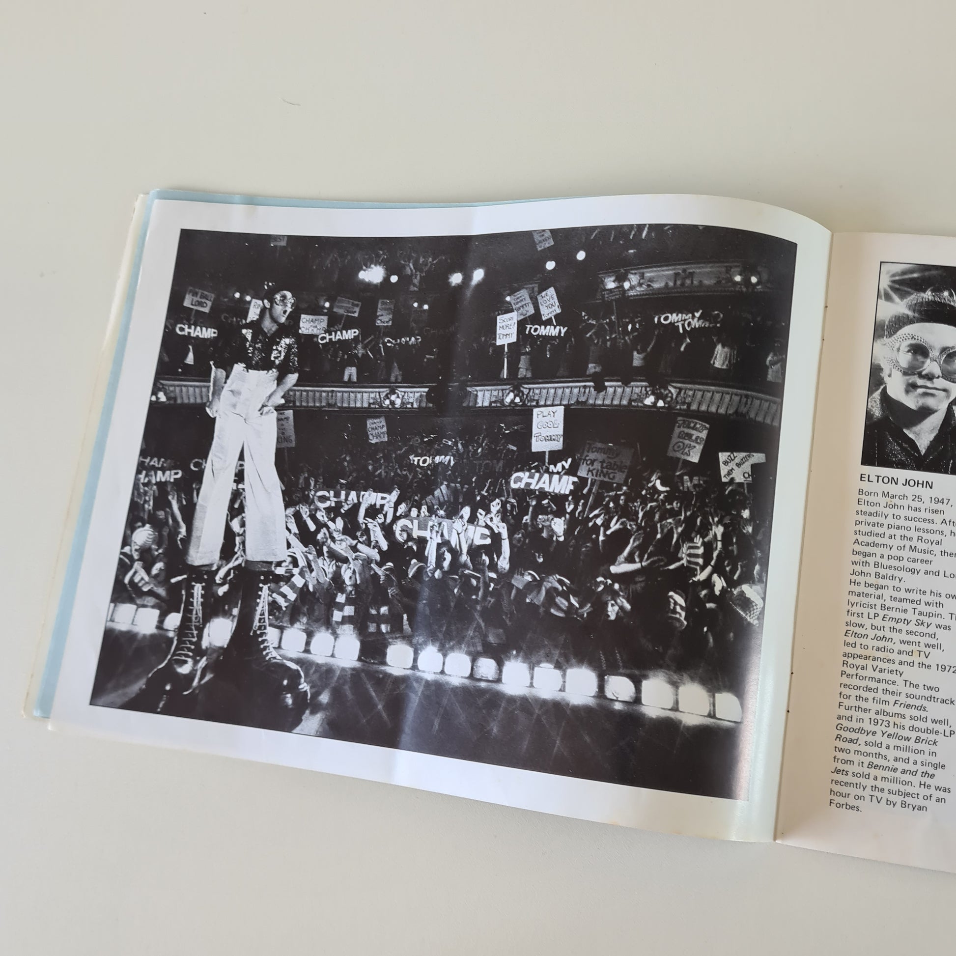 The Who – Tommy: The Movie - 1975 - Movie Cinema Program Booklet - Sound Hound Records