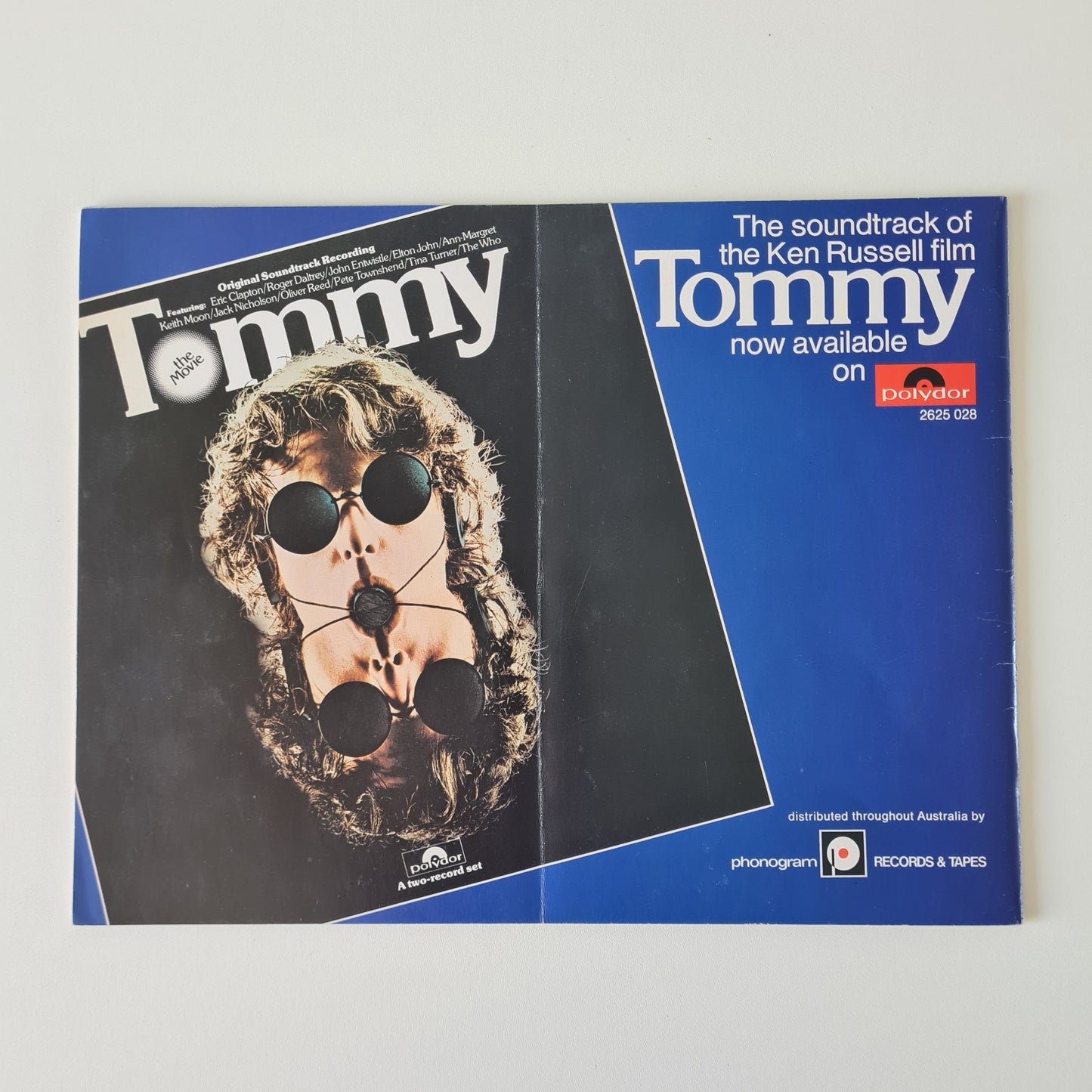 The Who – Tommy: The Movie - 1975 - Movie Cinema Program Booklet - Sound Hound Records