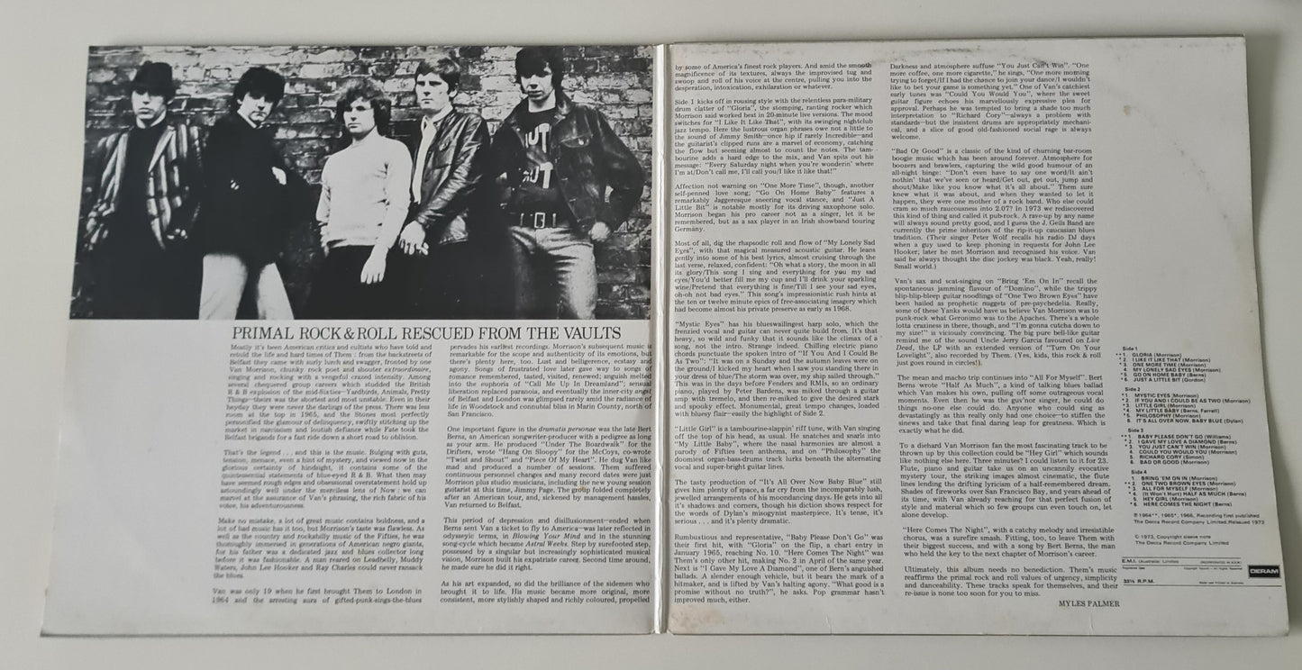 Them – Featuring Van Morrison Lead Singer - 1972 - Vinyl Record 2LP - Sound Hound Records