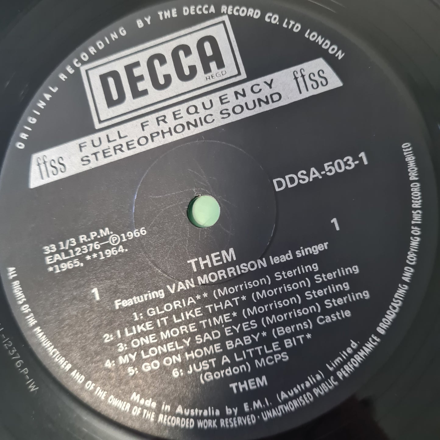 Them – Featuring Van Morrison Lead Singer - 1972 - Vinyl Record 2LP - Sound Hound Records