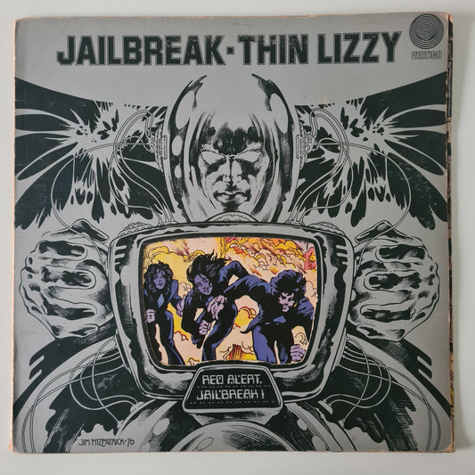 Thin Lizzy – Jailbreak - 1976 (UK Pressing with  Die-cut Cover) - Vinyl Record LP - Sound Hound Records