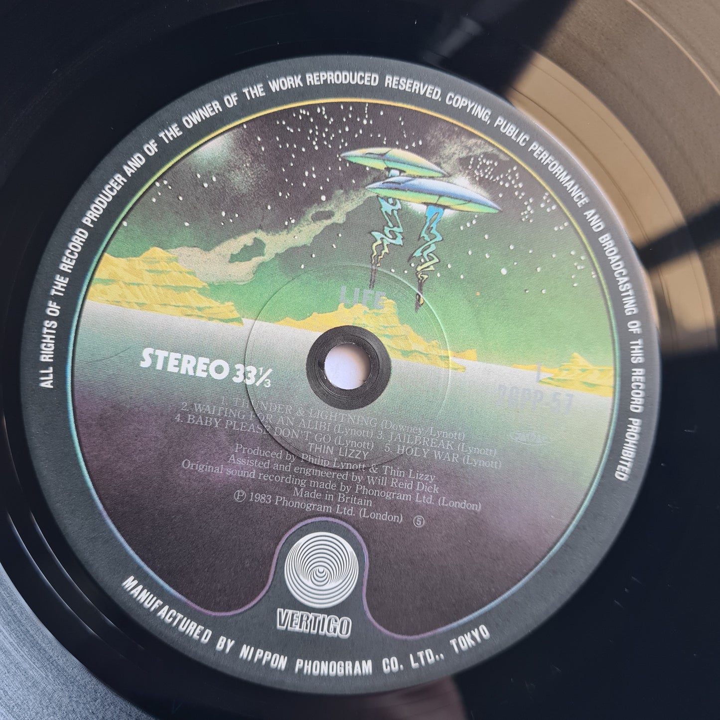 Thin Lizzy – Life Live - 1980 (2LP Japanese Pressing) - Vinyl Record (near mint) - Sound Hound Records