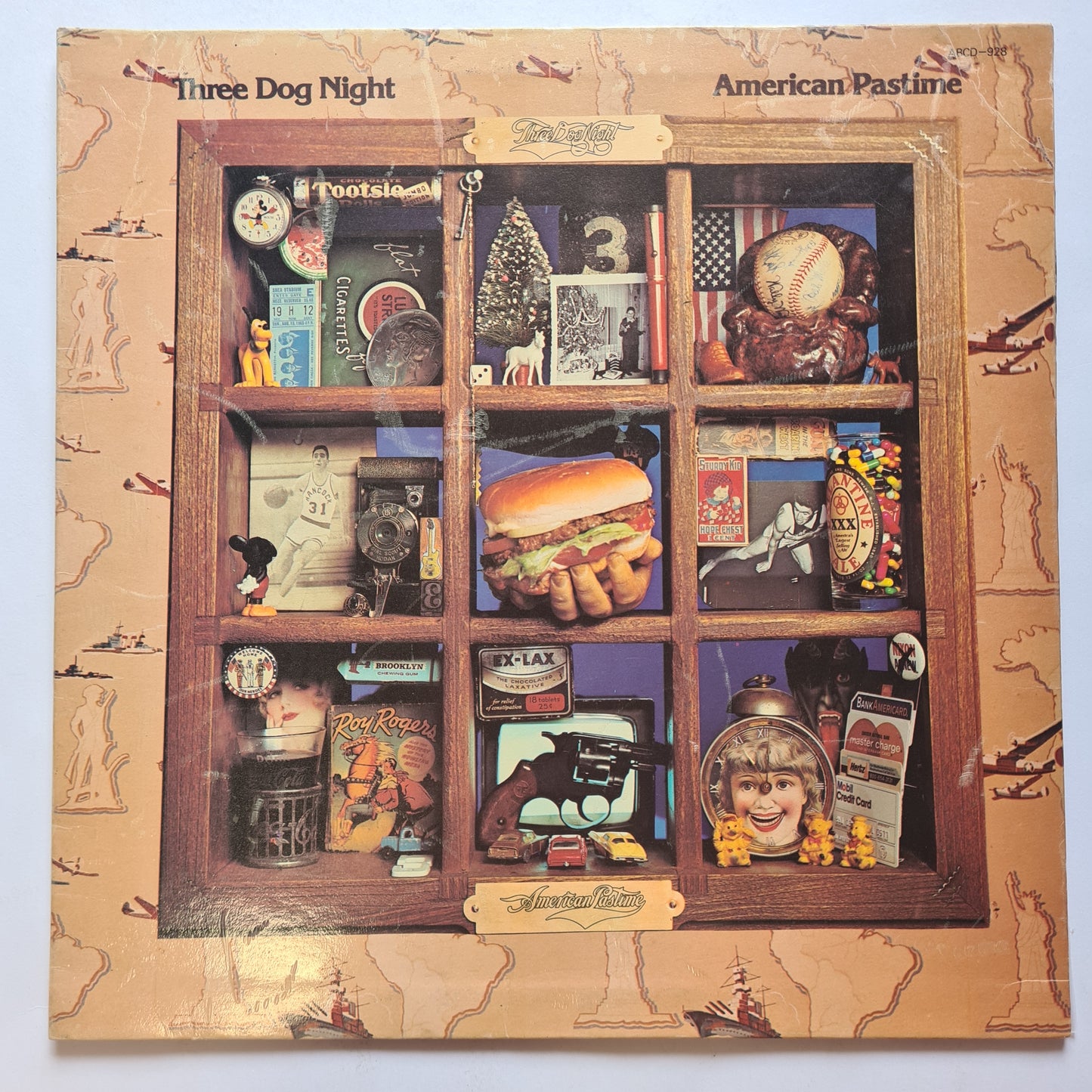 Three Dog Night – American Pastime - 1976 (Near Mint New Zealand Pressing) - Vinyl Record LP - Sound Hound Records