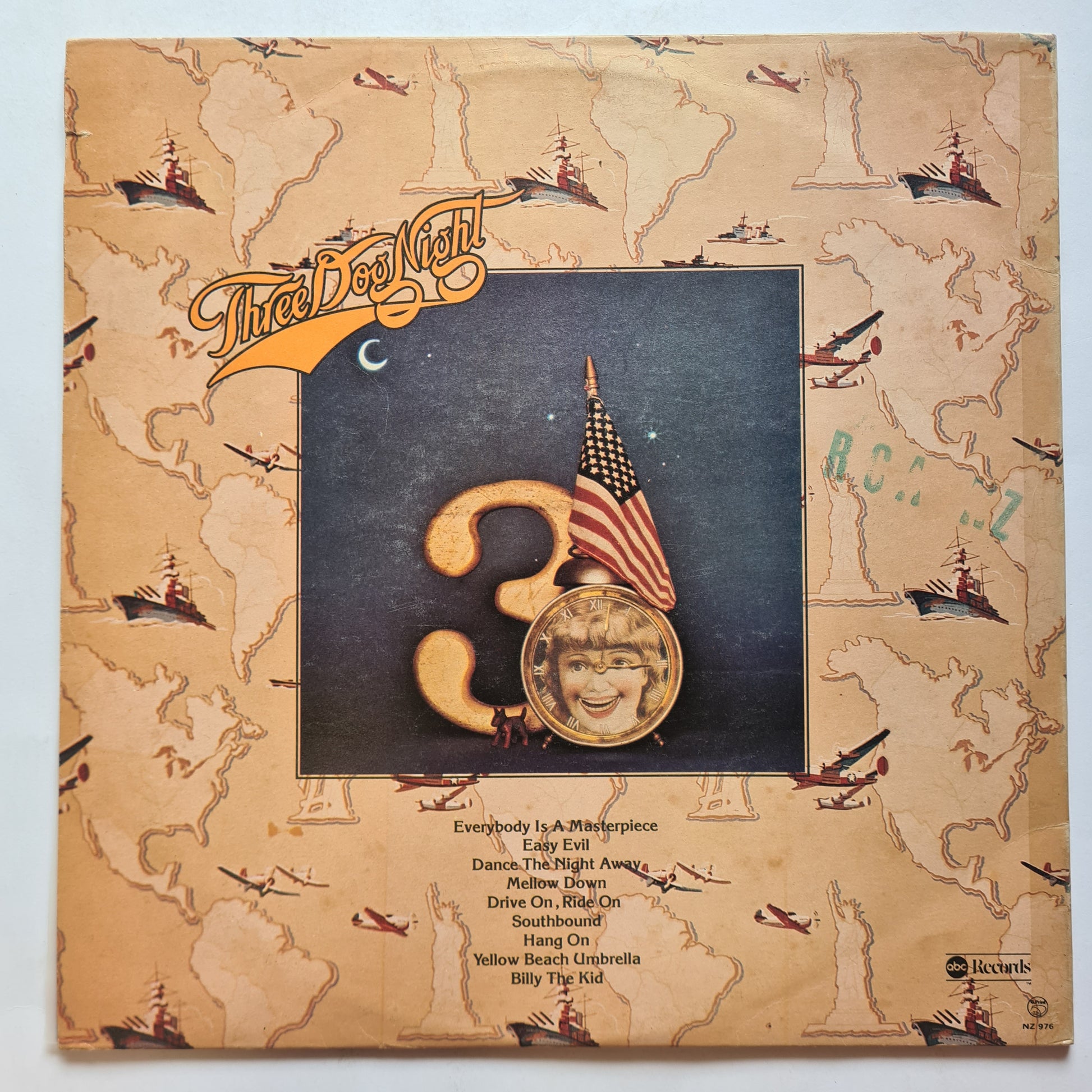 Three Dog Night – American Pastime - 1976 (Near Mint New Zealand Pressing) - Vinyl Record LP - Sound Hound Records