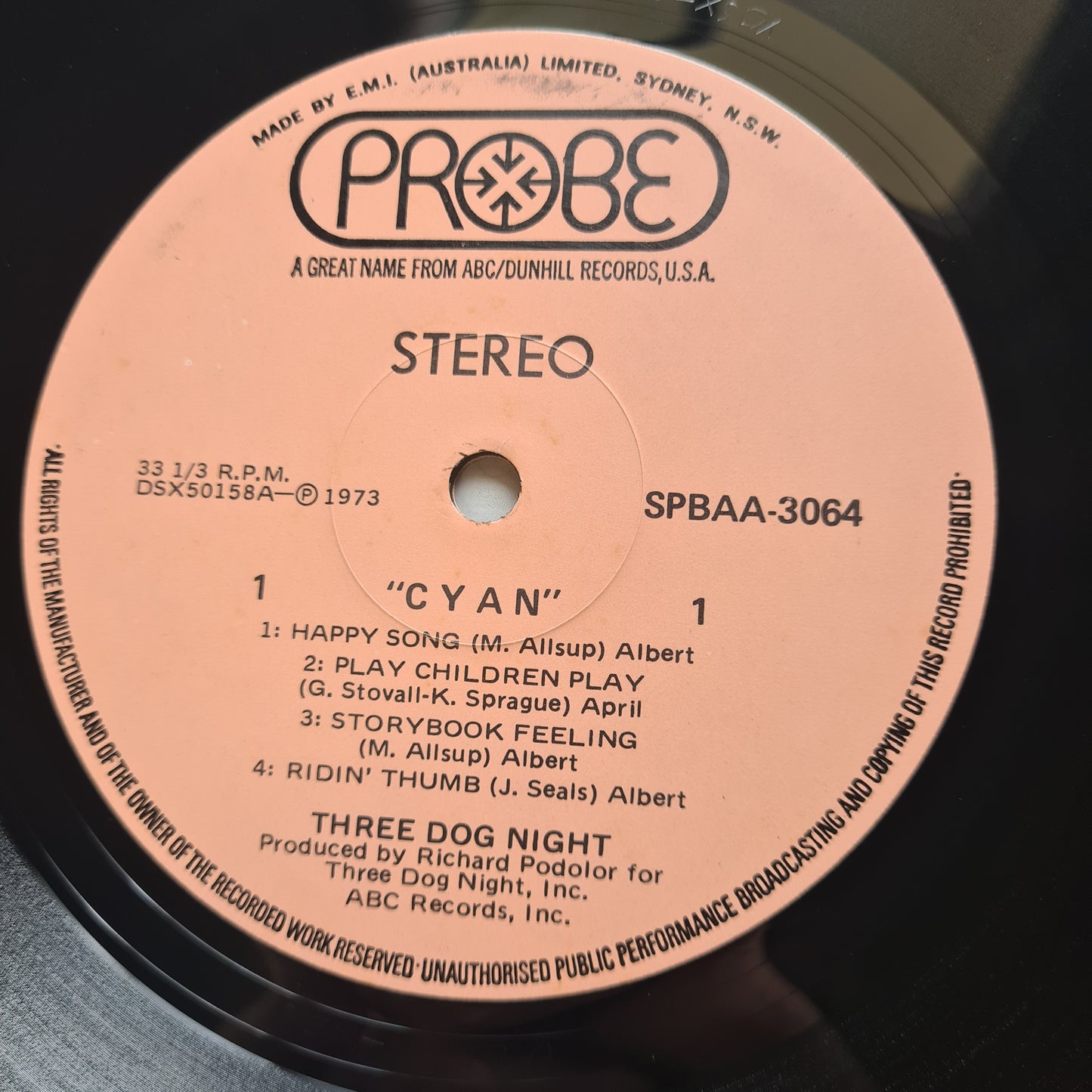Three Dog Night – Cyan - 1973 (Near Mint) - Vinyl Record LP (Gatefold) - Sound Hound Records