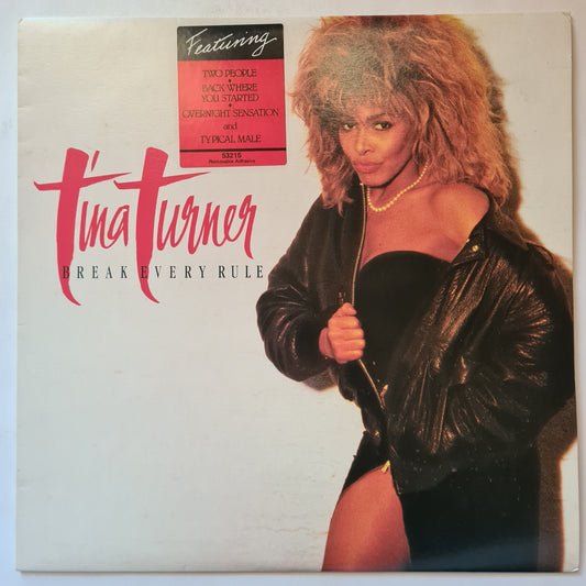 Tina Turner – Break Every Rule - 1986 - Vinyl Record LP - Sound Hound Records