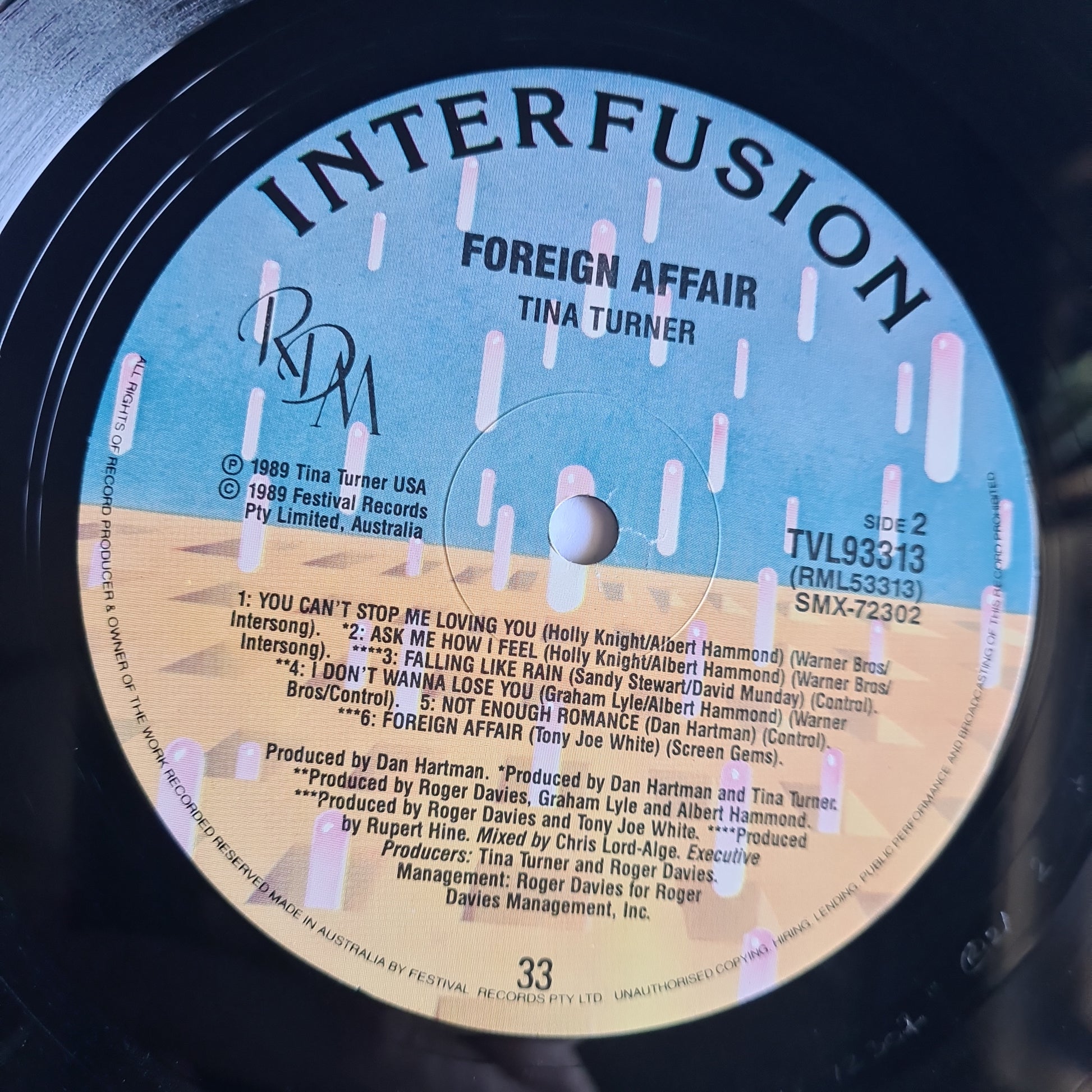 Tina Turner – Foreign Affair - 1989 (Gatefold) - Vinyl Record LP - Sound Hound Records