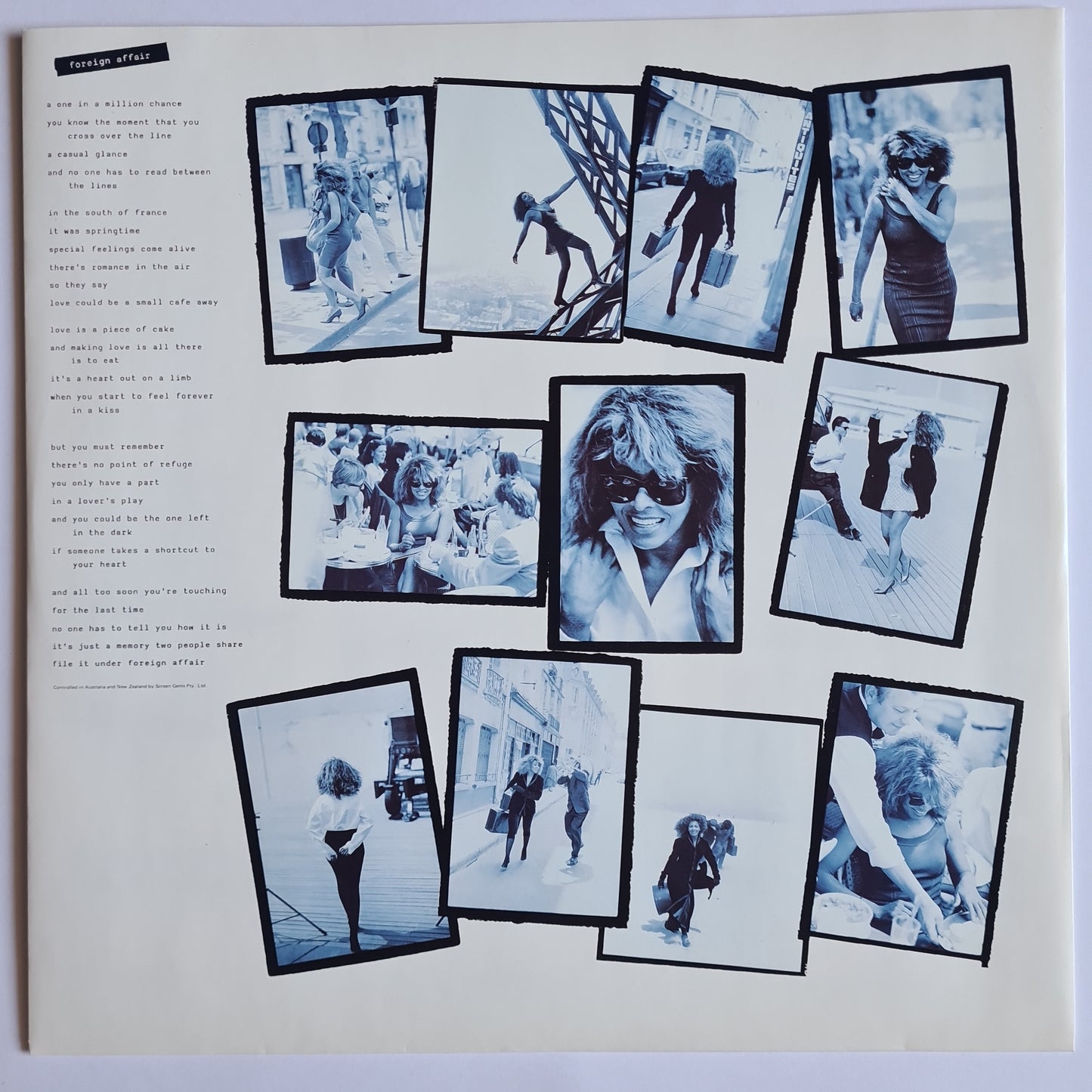 Tina Turner – Foreign Affair - 1989 (Gatefold) - Vinyl Record LP - Sound Hound Records