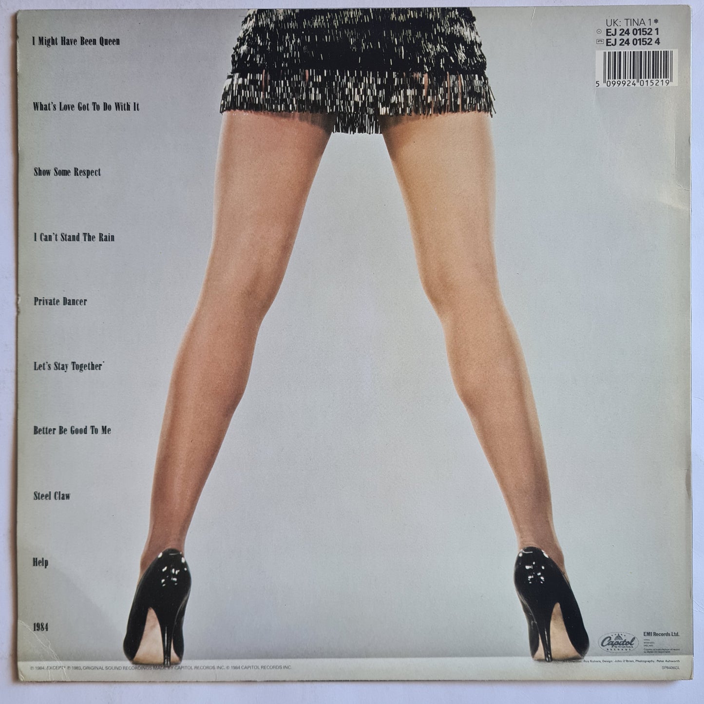 Tina Turner – Private Dancer - 1984 (RARE Alternate UK Cover) - Vinyl Record LP - Sound Hound Records