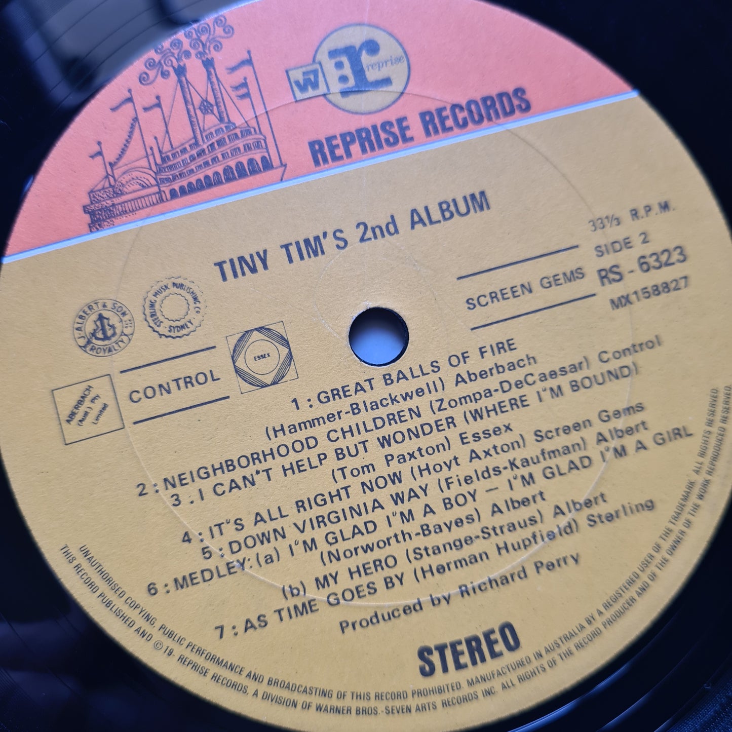 Tiny Tim – Tiny Tim's 2nd Album - 1969 - Vinyl Record LP - Sound Hound Records